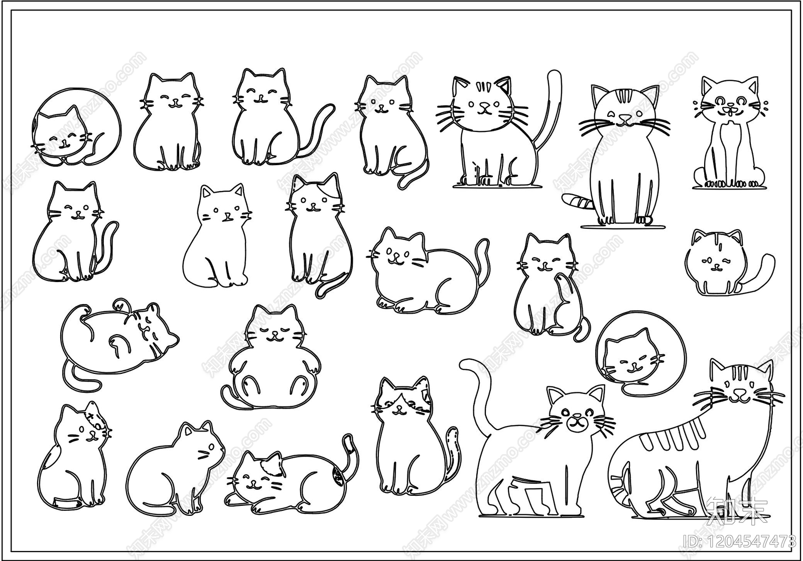 现代动物施工图下载【ID:1204547473】