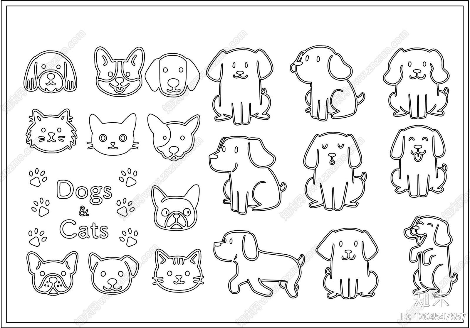 现代动物施工图下载【ID:1204547857】