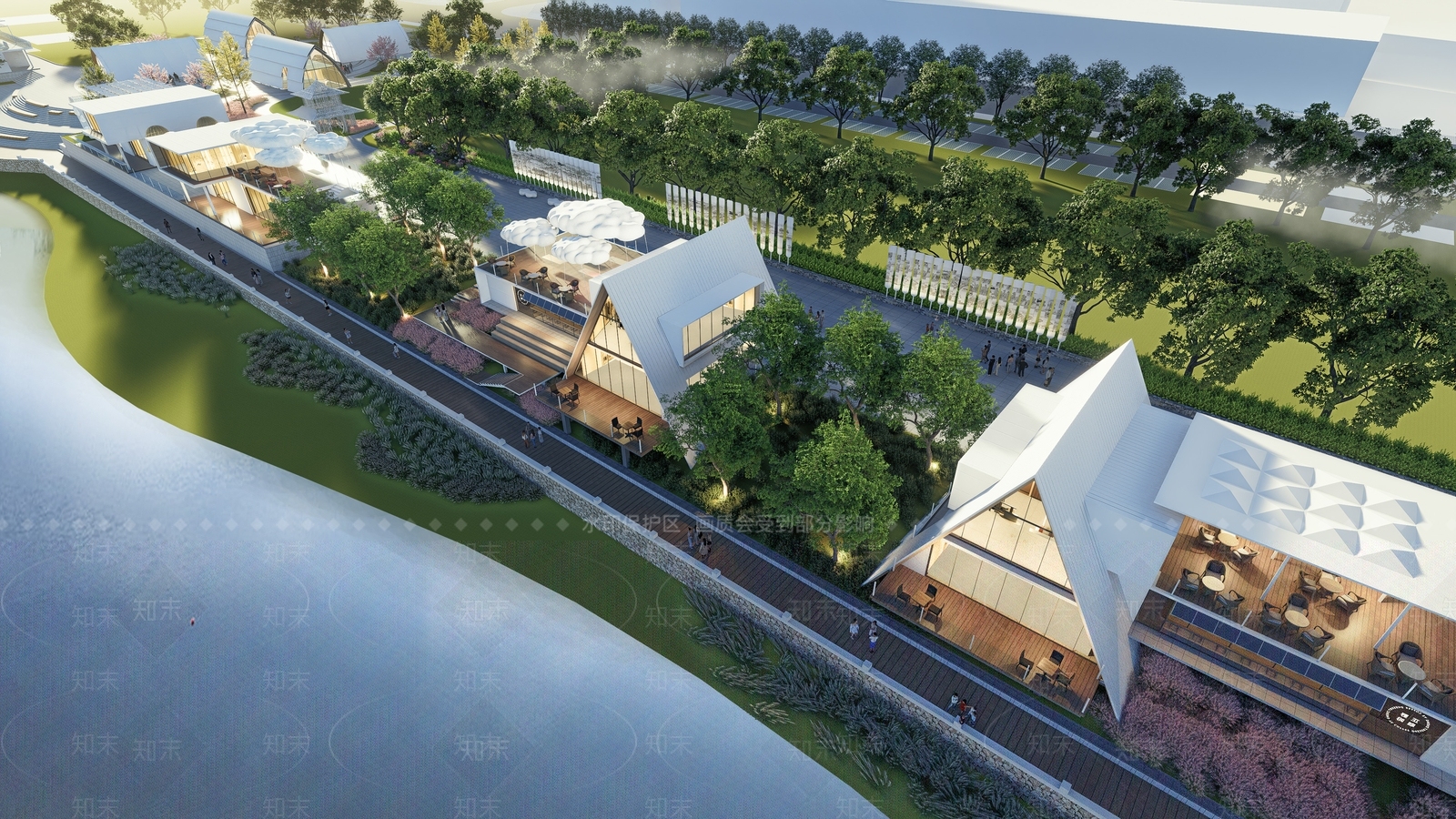 现代其他商业建筑SU模型下载【ID:1204548294】