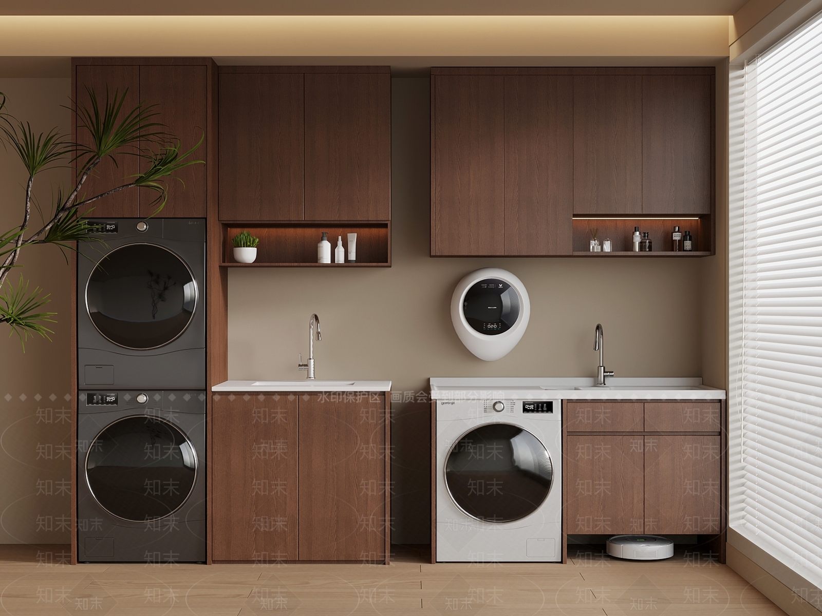 中古洗衣机柜3D模型下载【ID:1204549773】