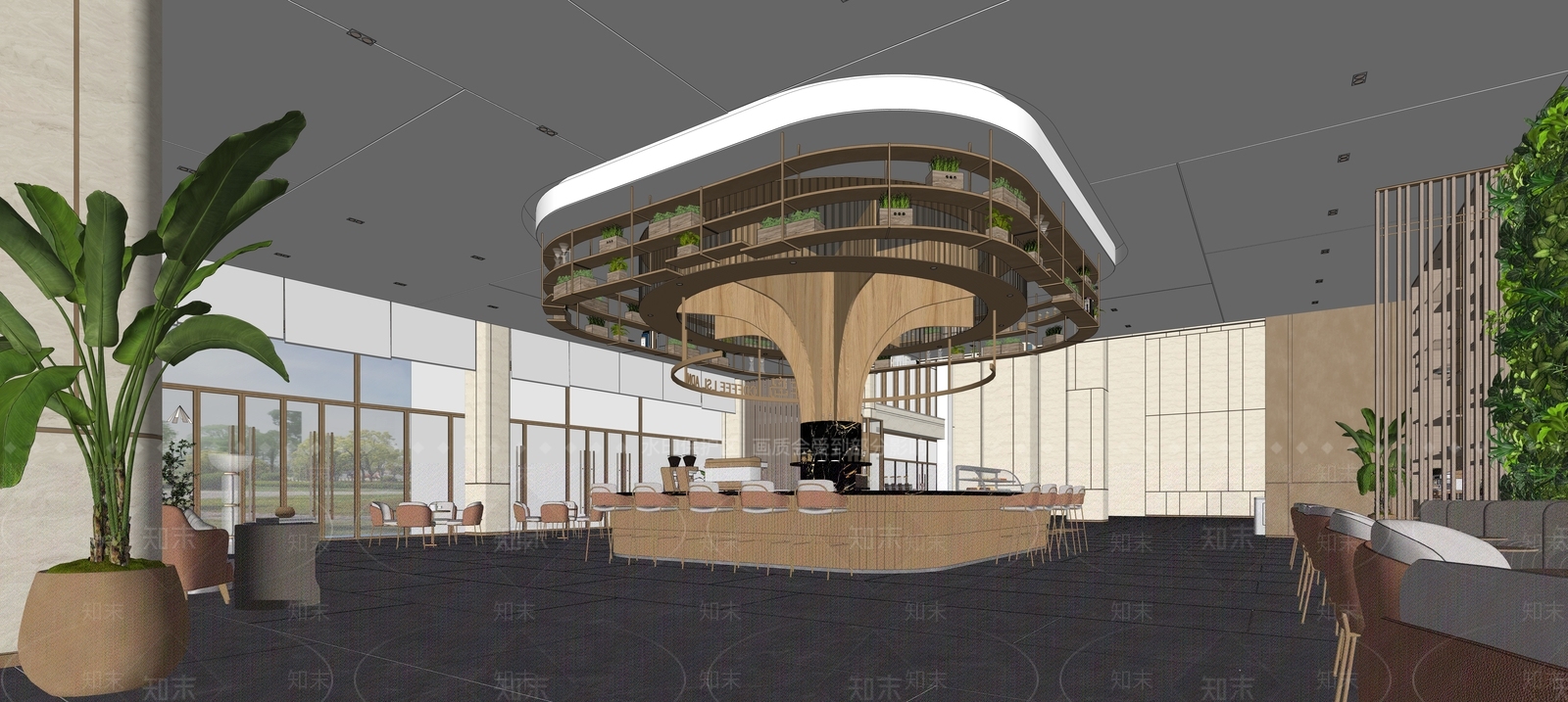 现代简约其他店铺SU模型下载【ID:1204562077】