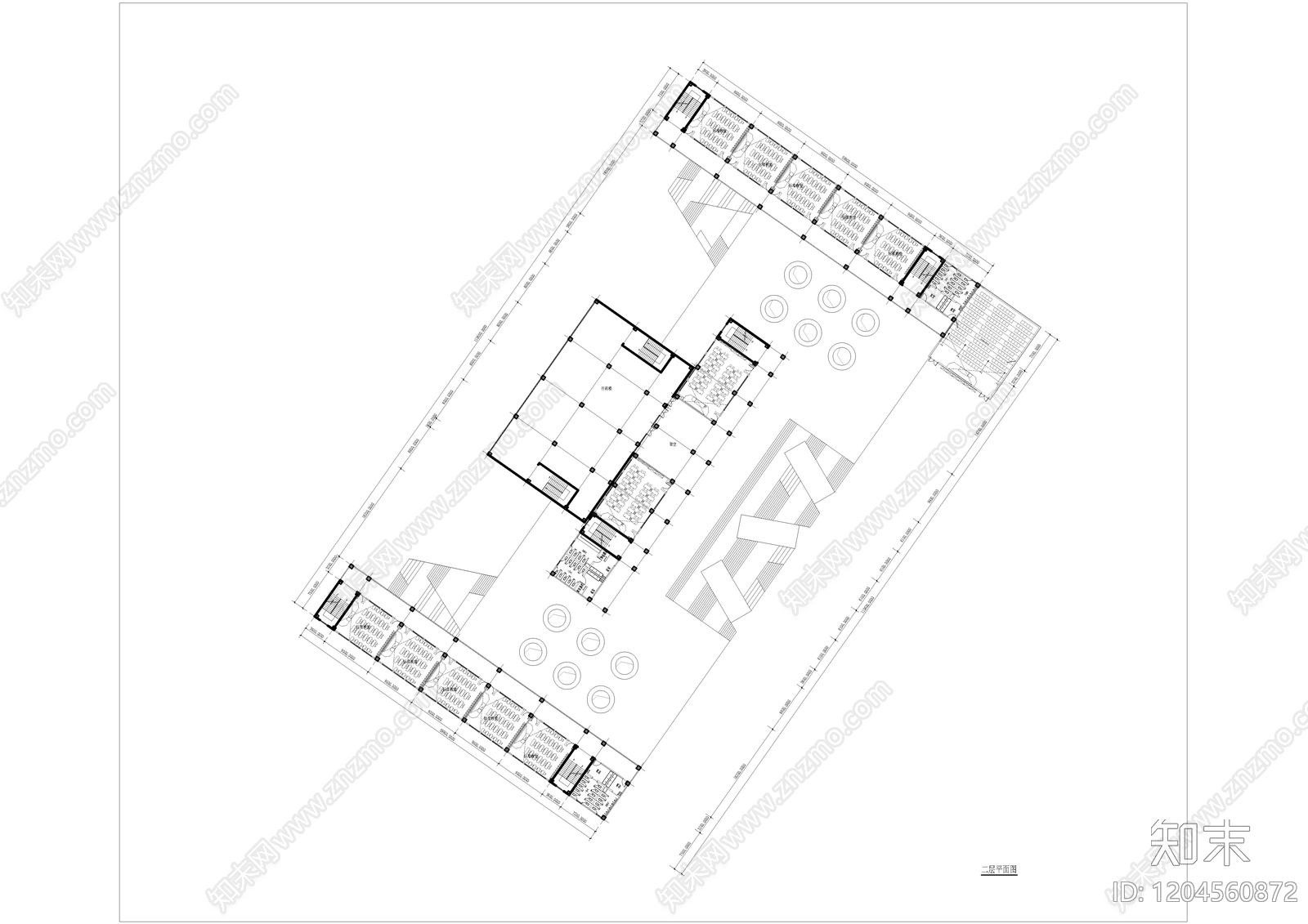 现代学校建筑施工图下载【ID:1204560872】
