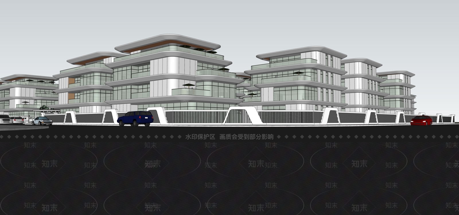 现代研发厂房SU模型下载【ID:1204562543】