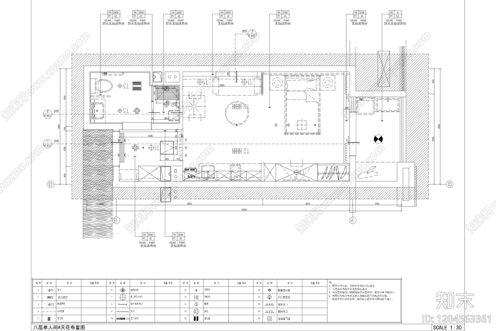 现代医院cad施工图下载【ID:1204563361】