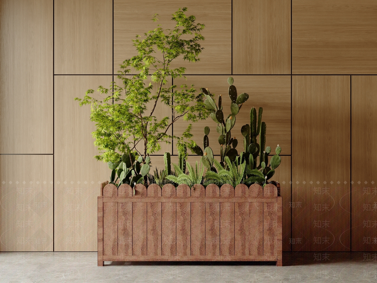 植物堆3D模型下载【ID:1204564643】