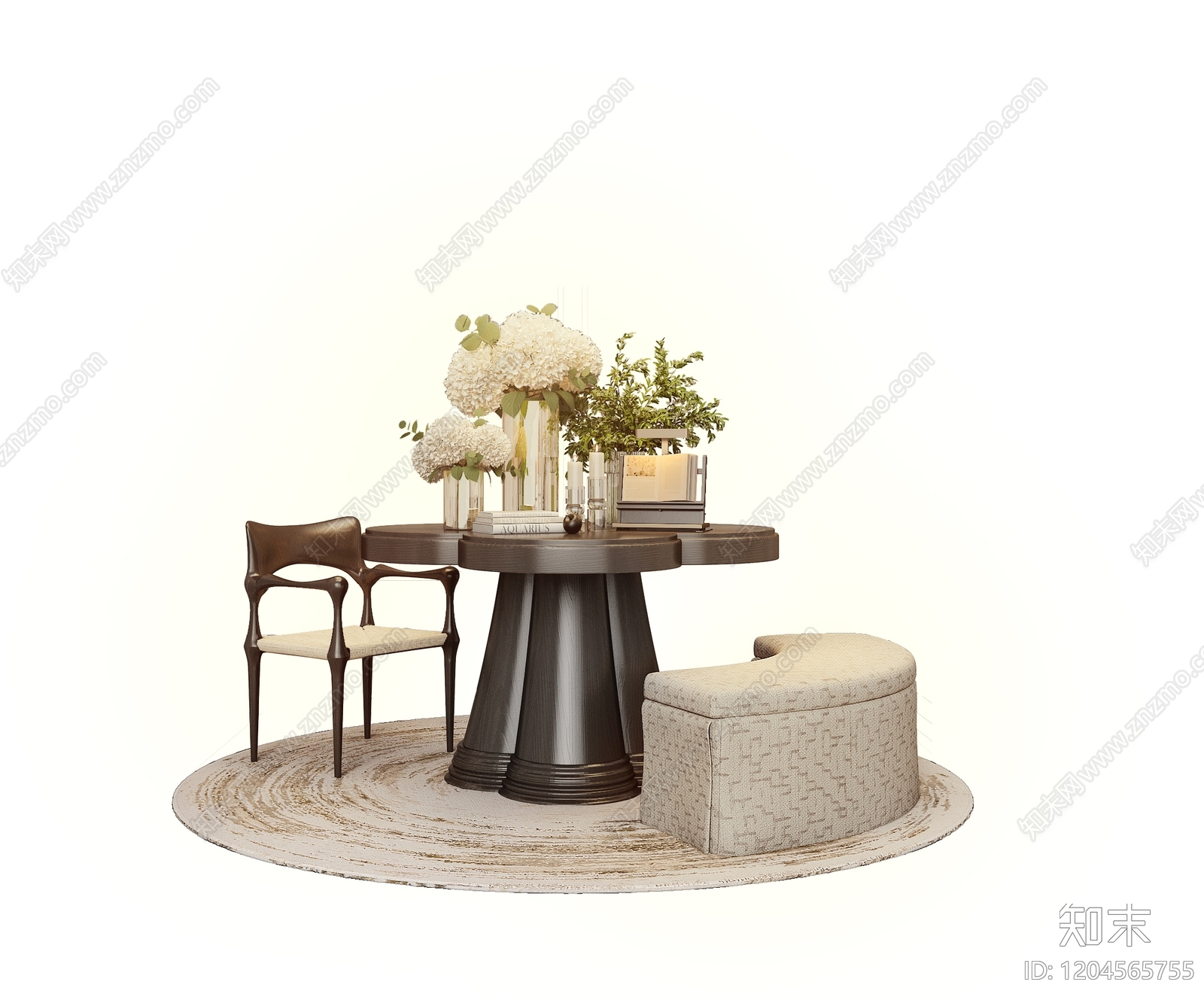 现代意式其他桌子3D模型下载【ID:1204565755】