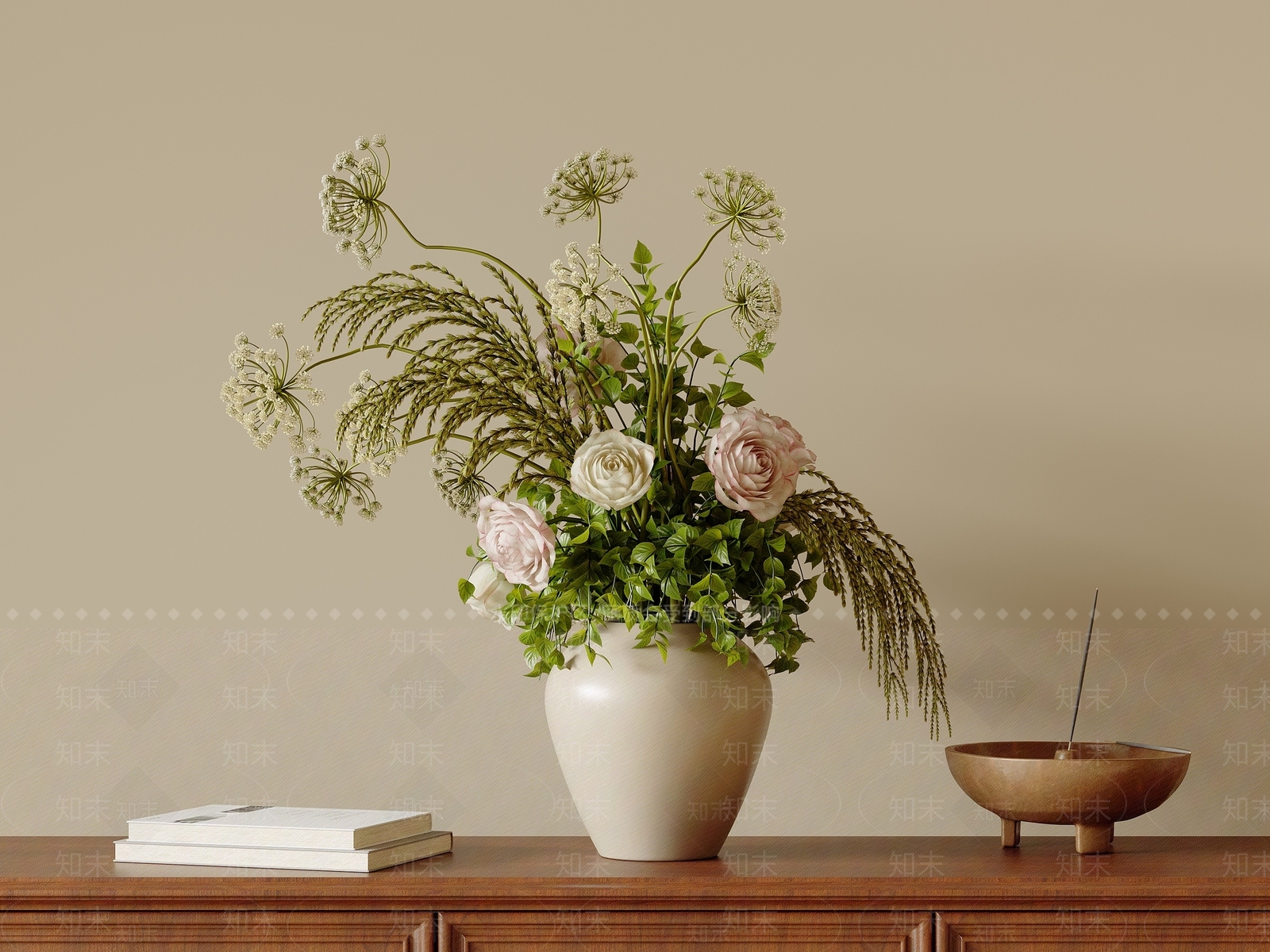 现代花瓶3D模型下载【ID:1204566470】