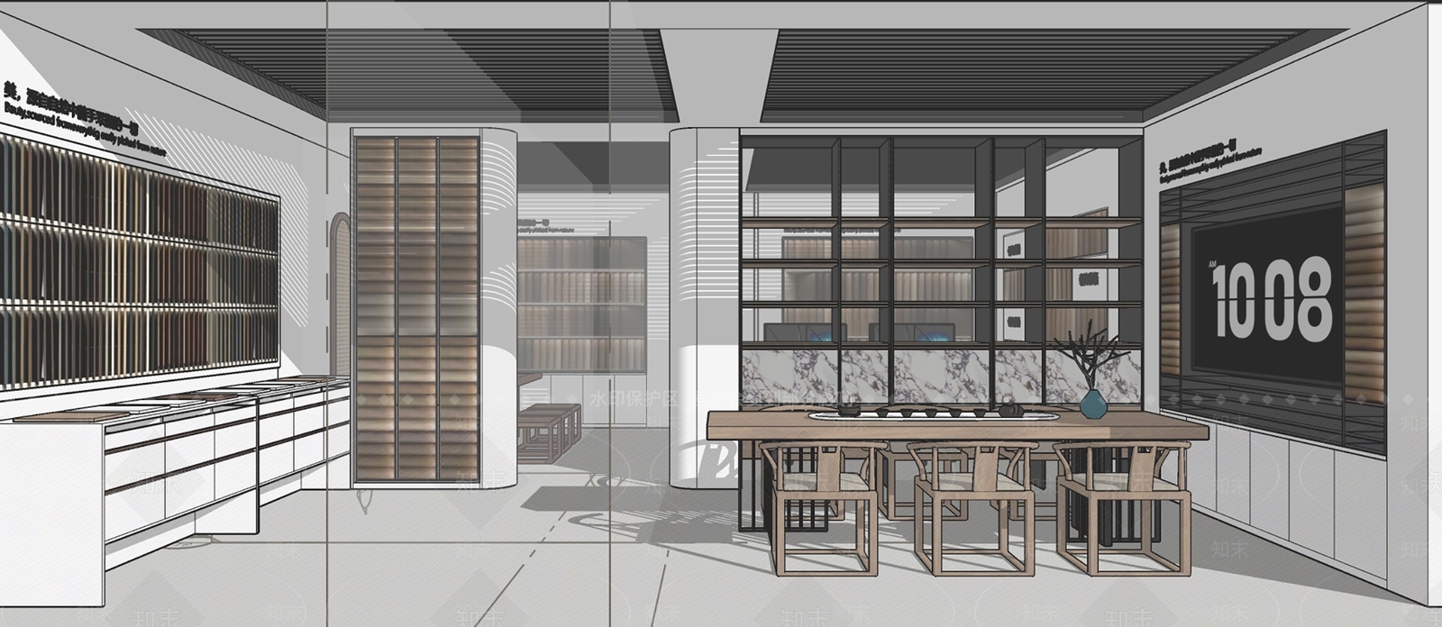 现代其他店铺SU模型下载【ID:1204571353】
