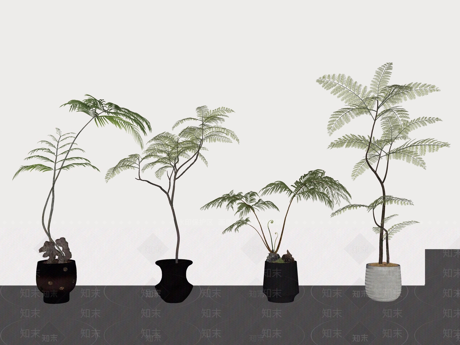 盆栽SU模型下载【ID:1204573051】