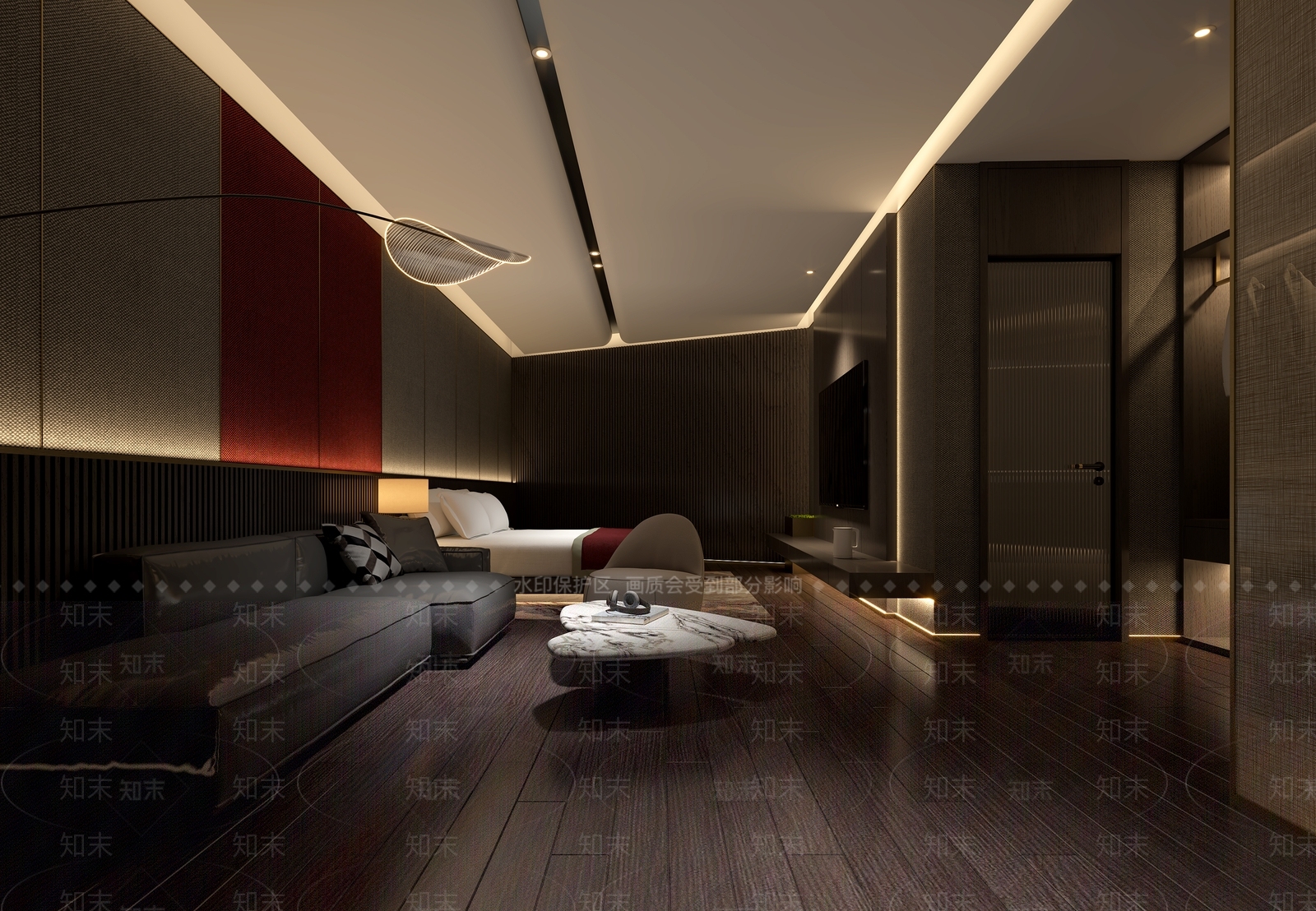 现代其他娱乐空间3D模型下载【ID:1204573932】