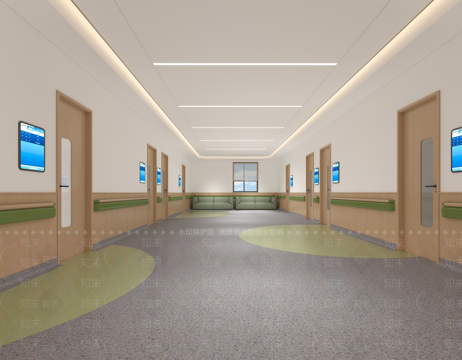 现代医院3D模型下载【ID:1204576639】