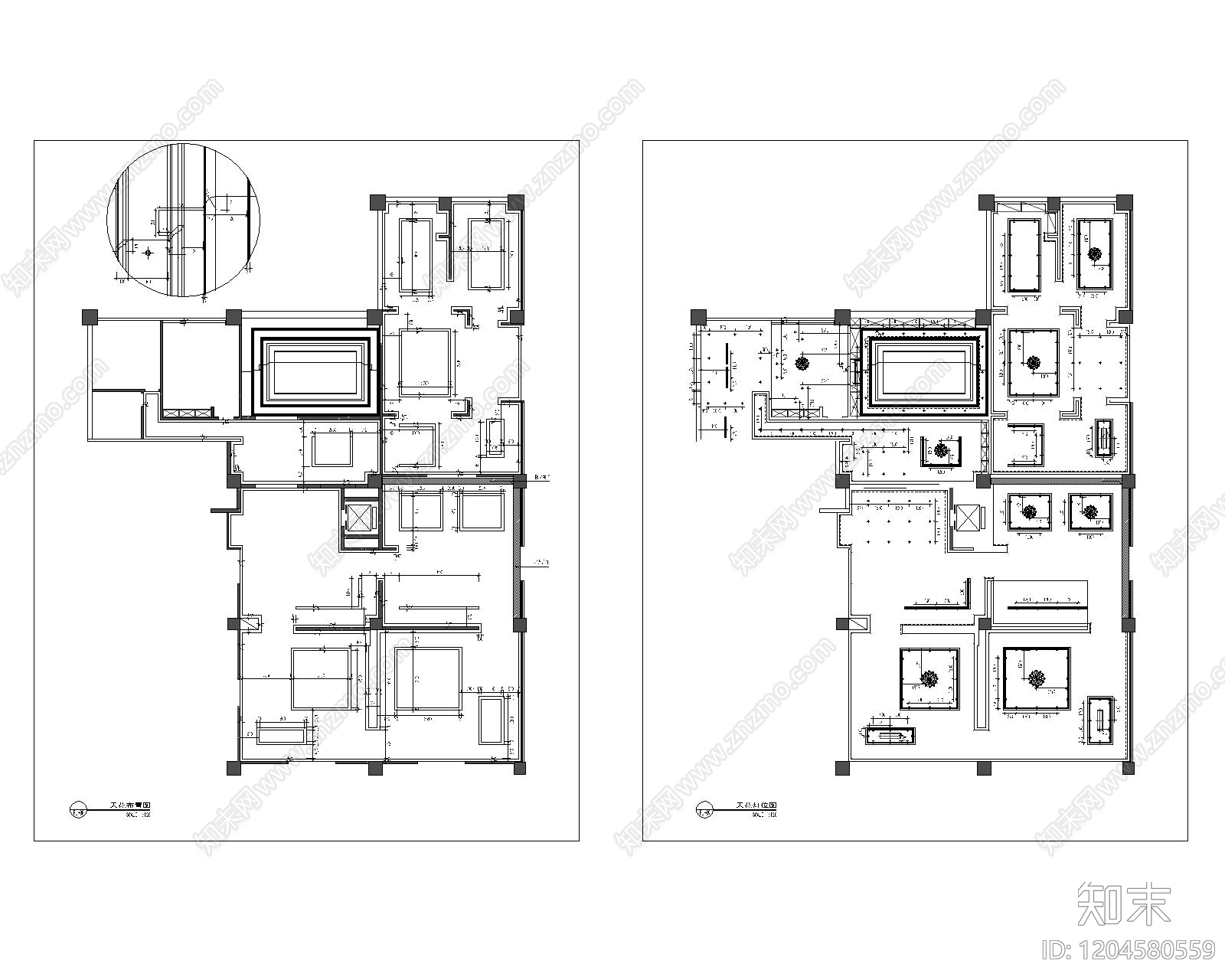 现代其他商业空间cad施工图下载【ID:1204580559】