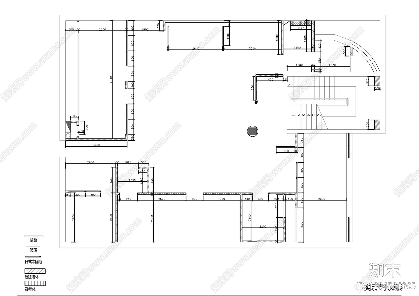 日式其他餐饮空间cad施工图下载【ID:1204586305】