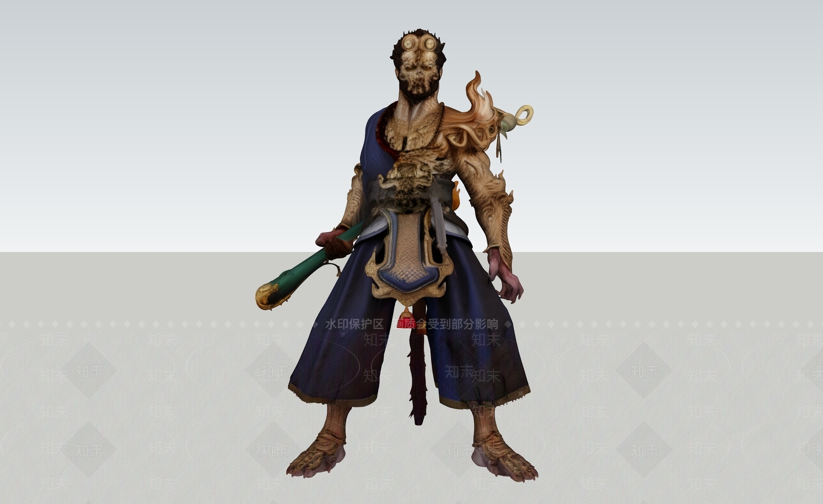 虚拟人物SU模型下载【ID:1204586638】