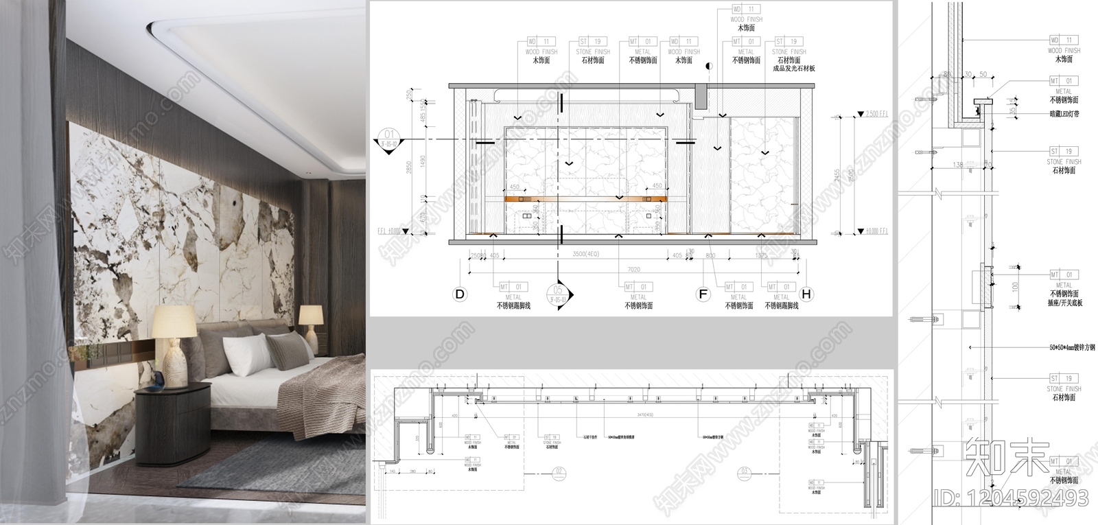 背景墙节点施工图下载【ID:1204592493】