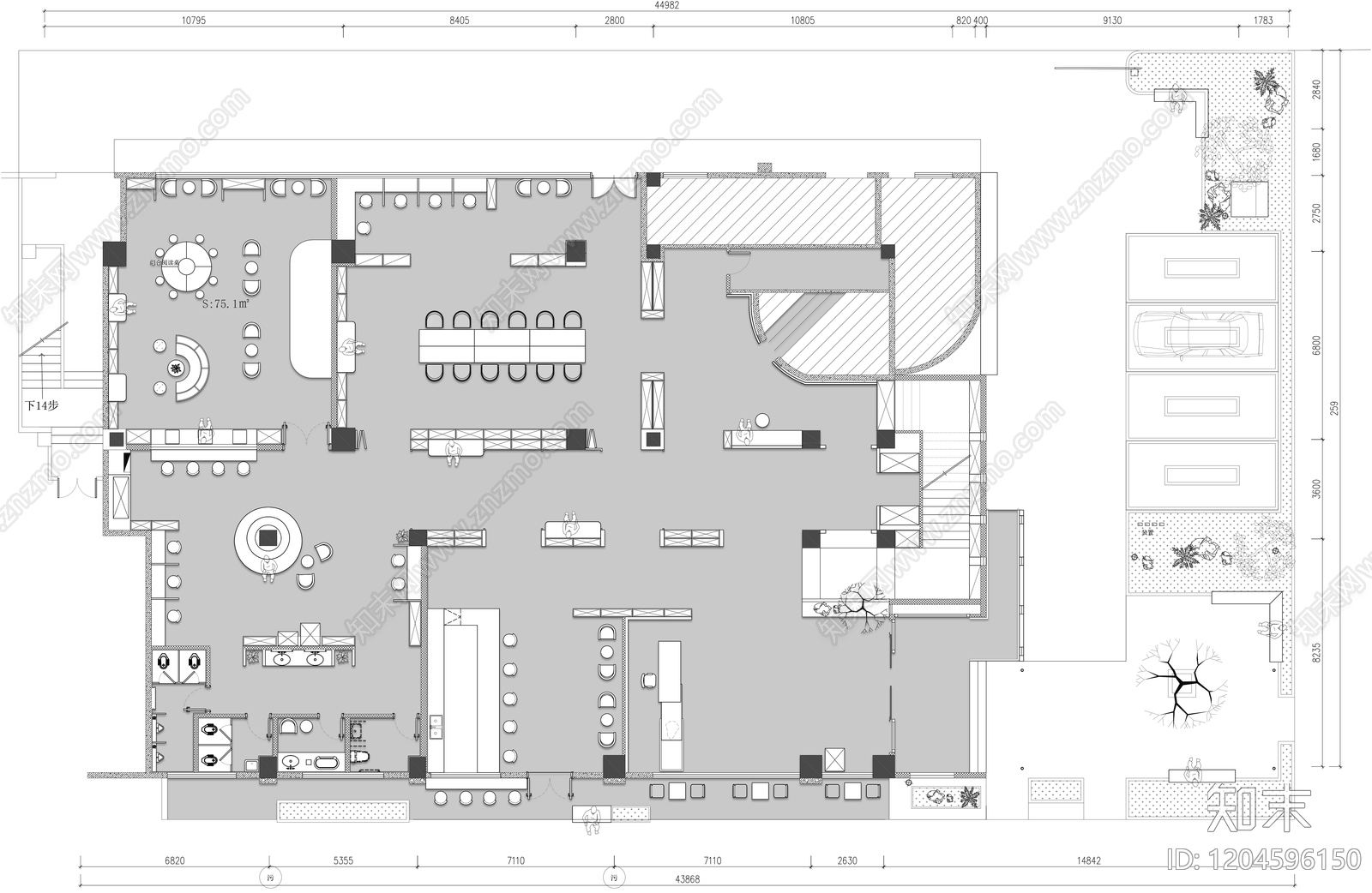 工装平面图施工图下载【ID:1204596150】