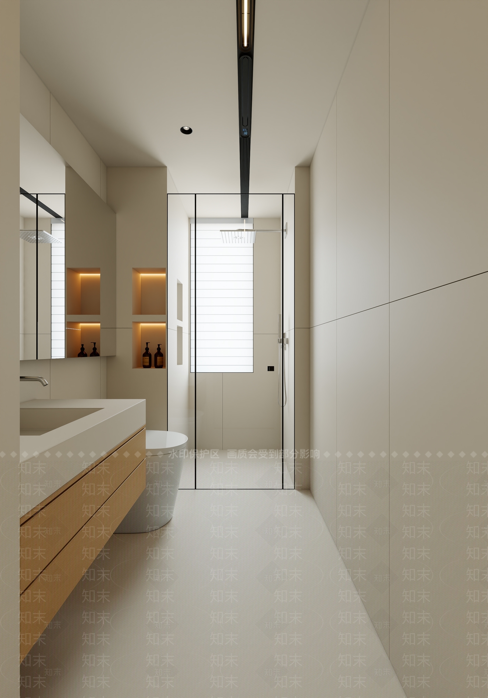 现代卫生间3D模型下载【ID:1204600799】