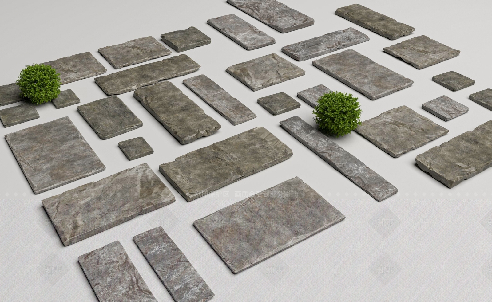 新中式中式景观石SU模型下载【ID:1204611497】