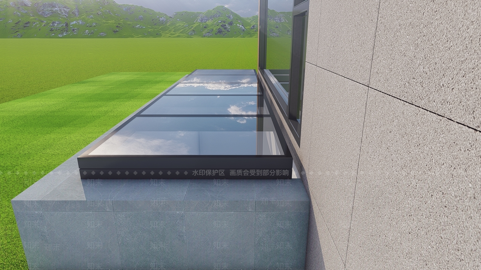 现代天窗SU模型下载【ID:1204611623】