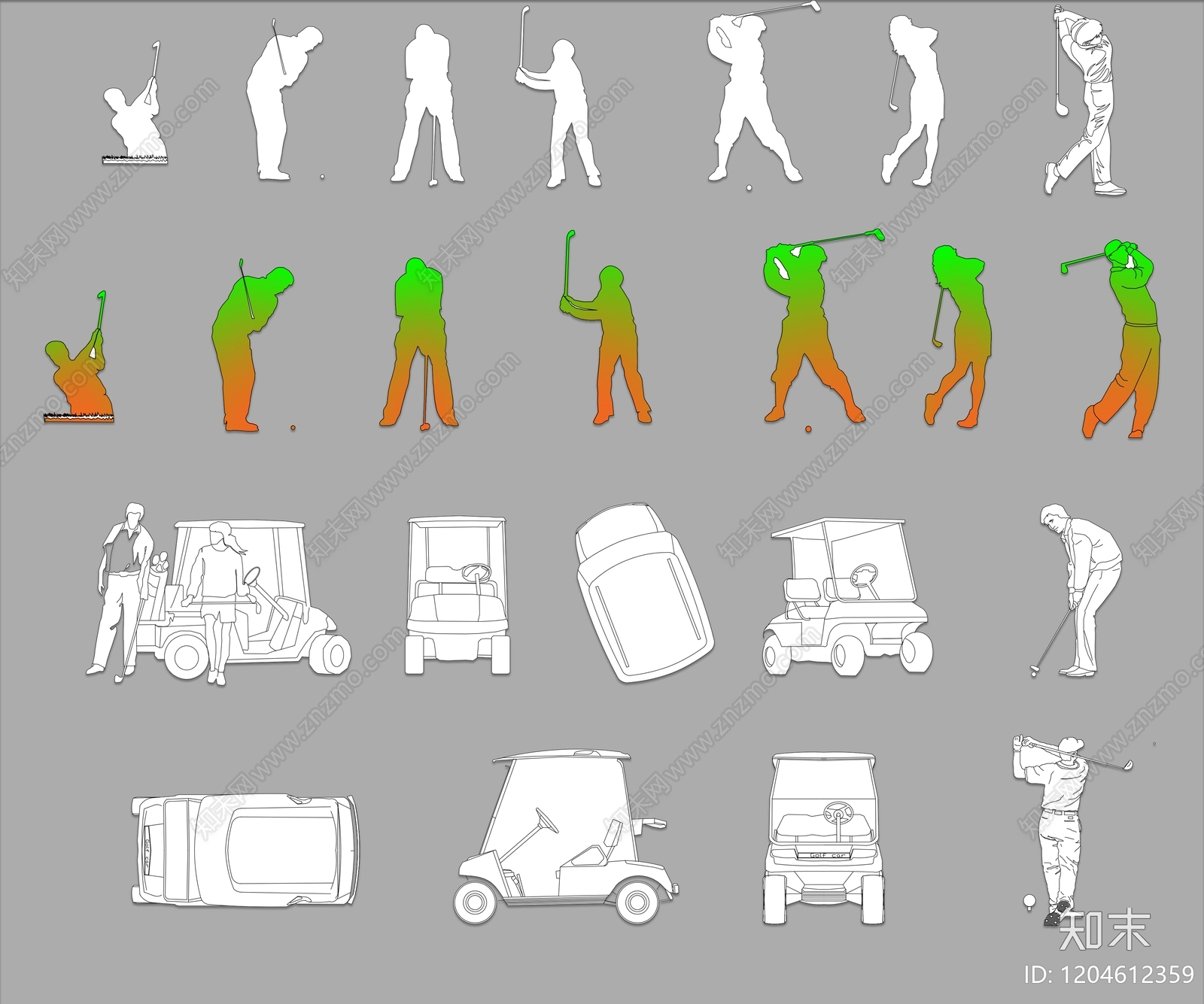 现代人物施工图下载【ID:1204612359】