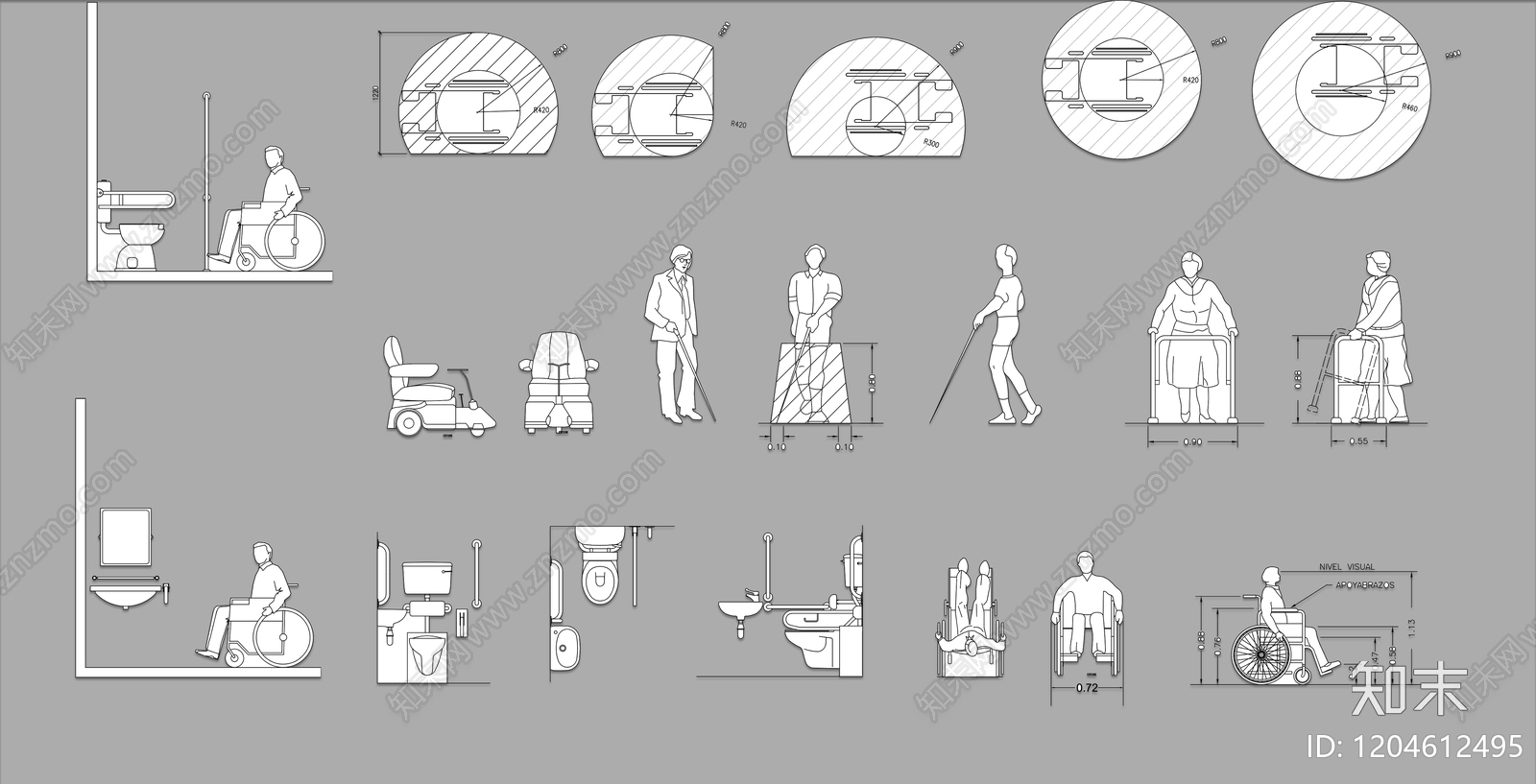 现代人物施工图下载【ID:1204612495】