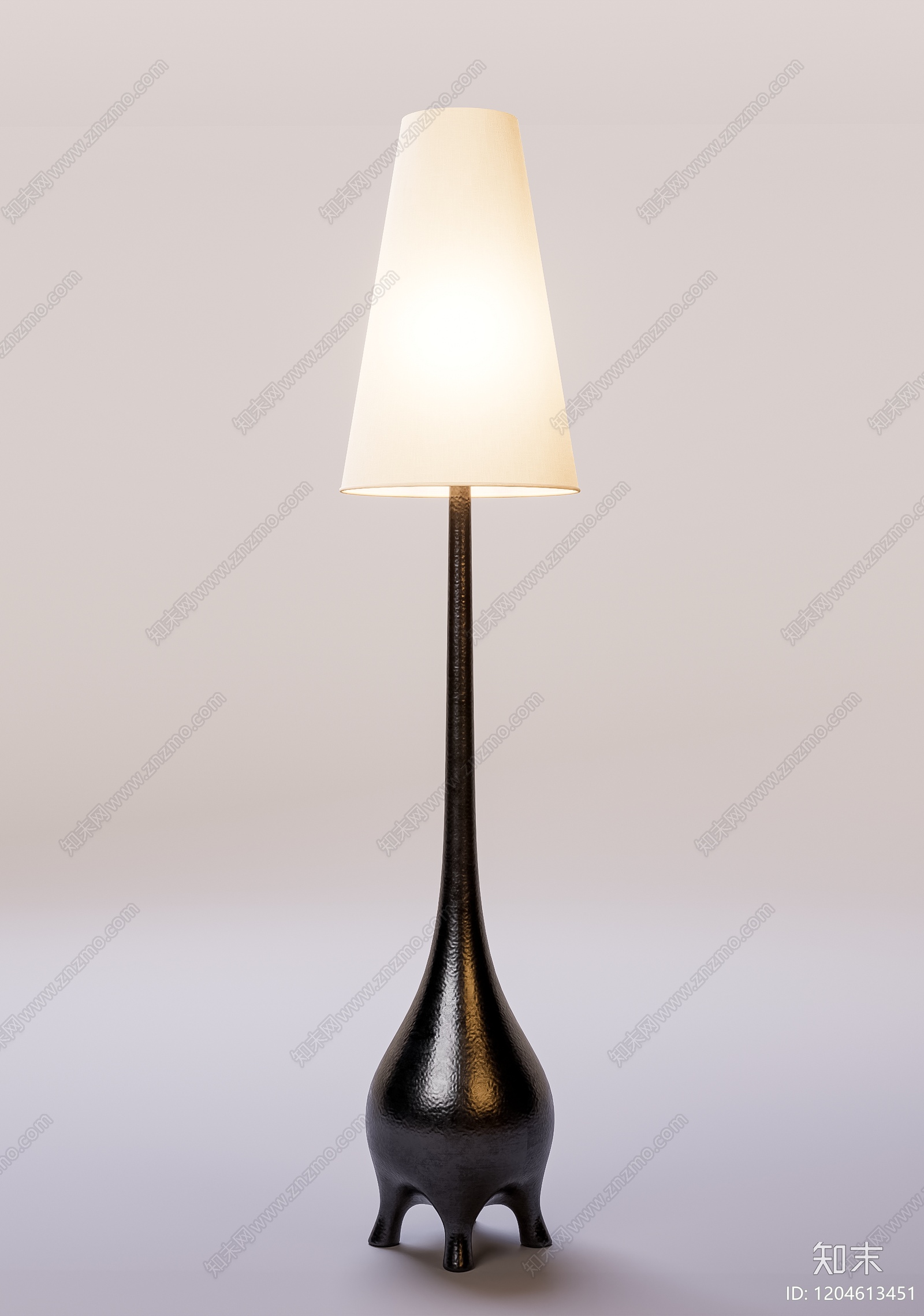 现代简约落地灯SU模型下载【ID:1204613451】