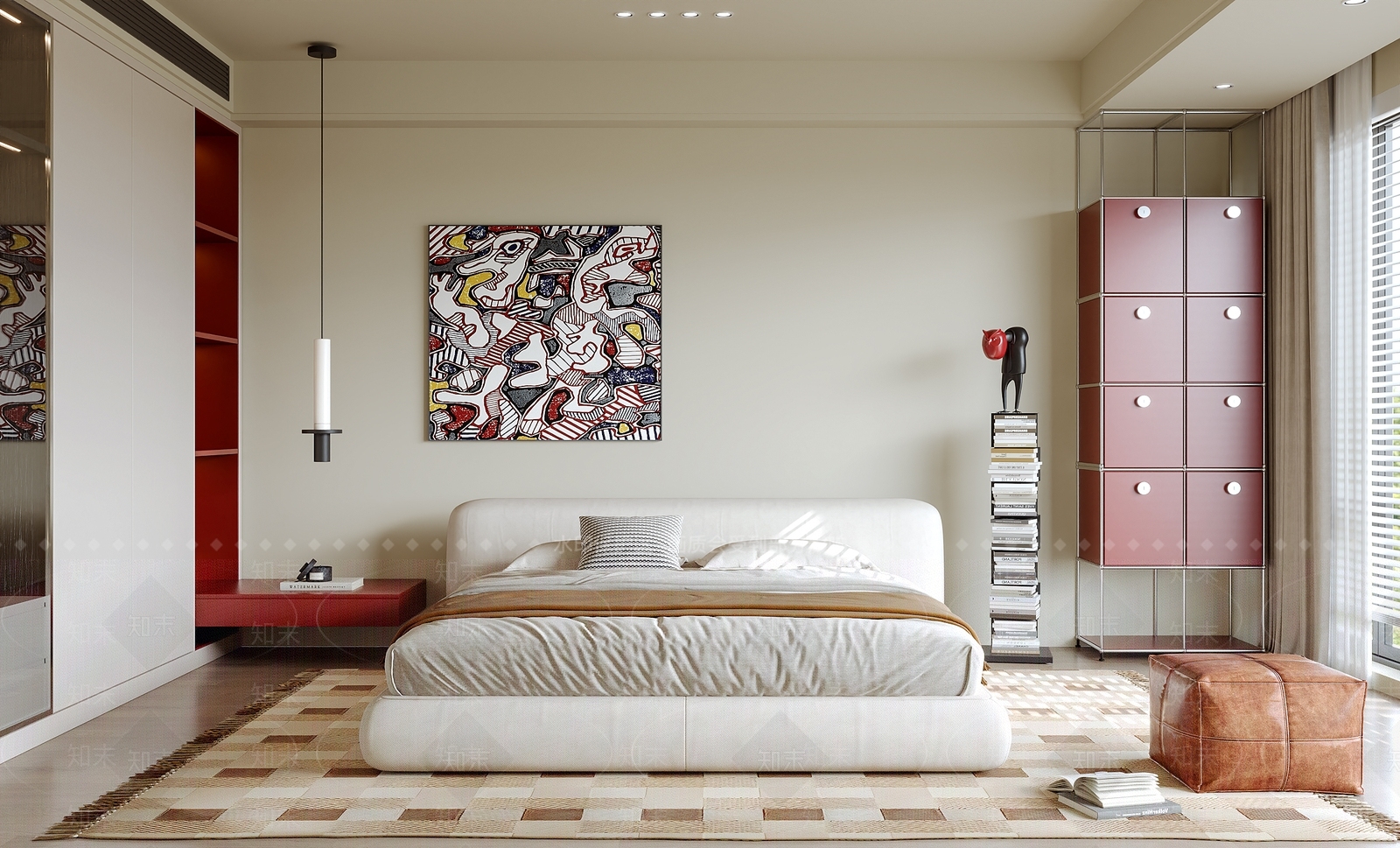 现代家居卧室3D模型下载【ID:1204614662】