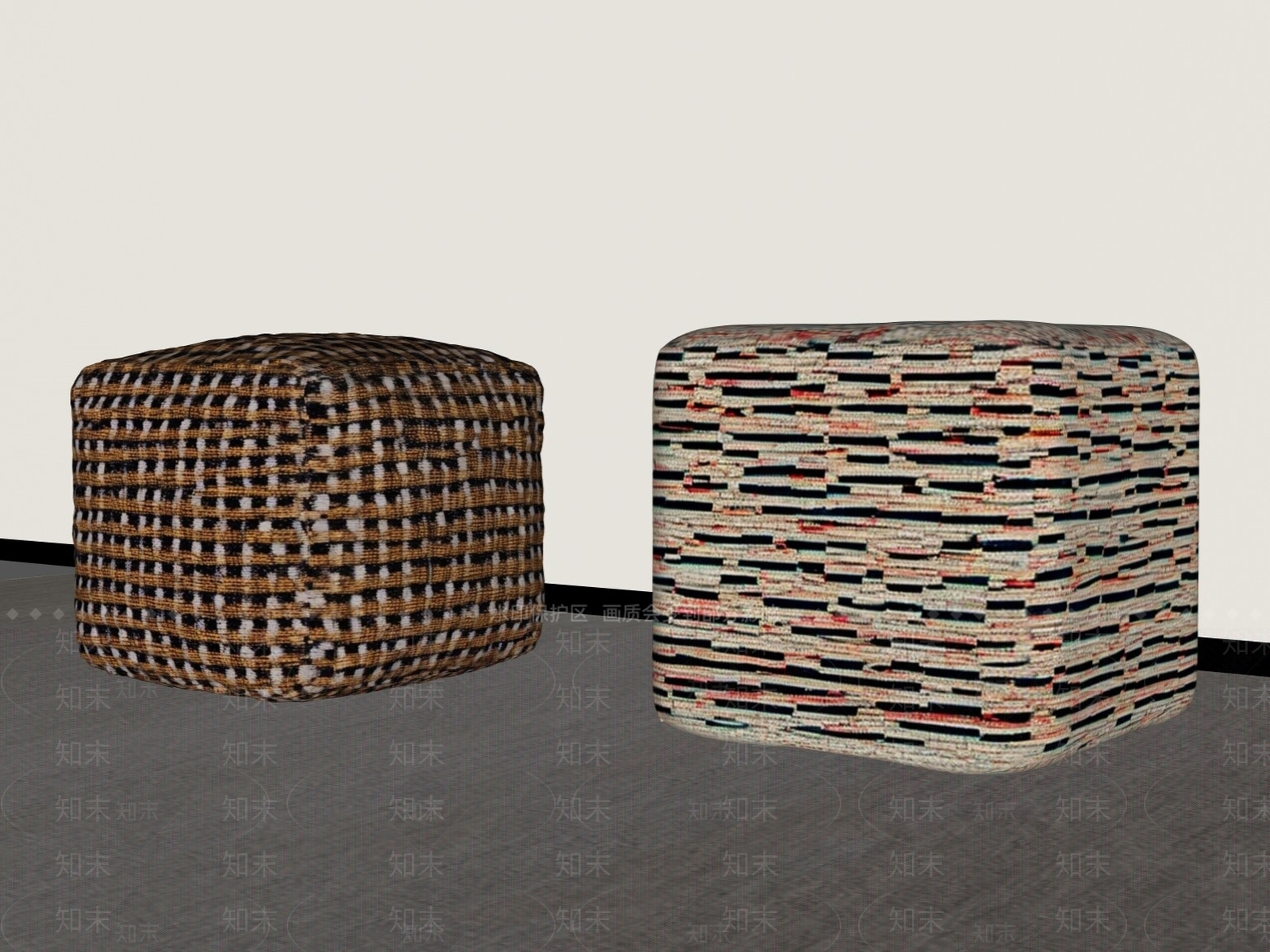 现代简约其他凳子3D模型下载【ID:1204617477】
