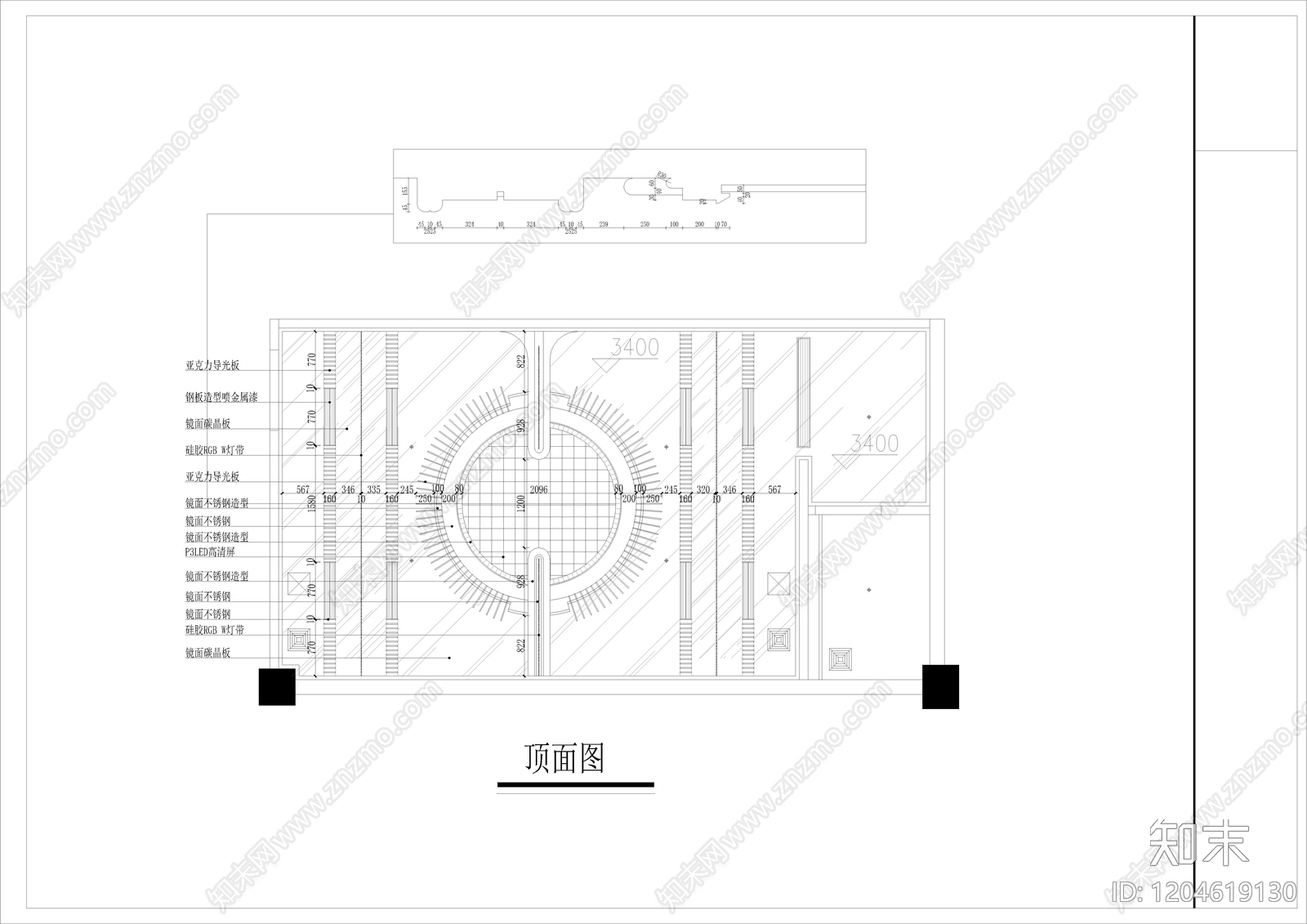 现代KTVcad施工图下载【ID:1204619130】