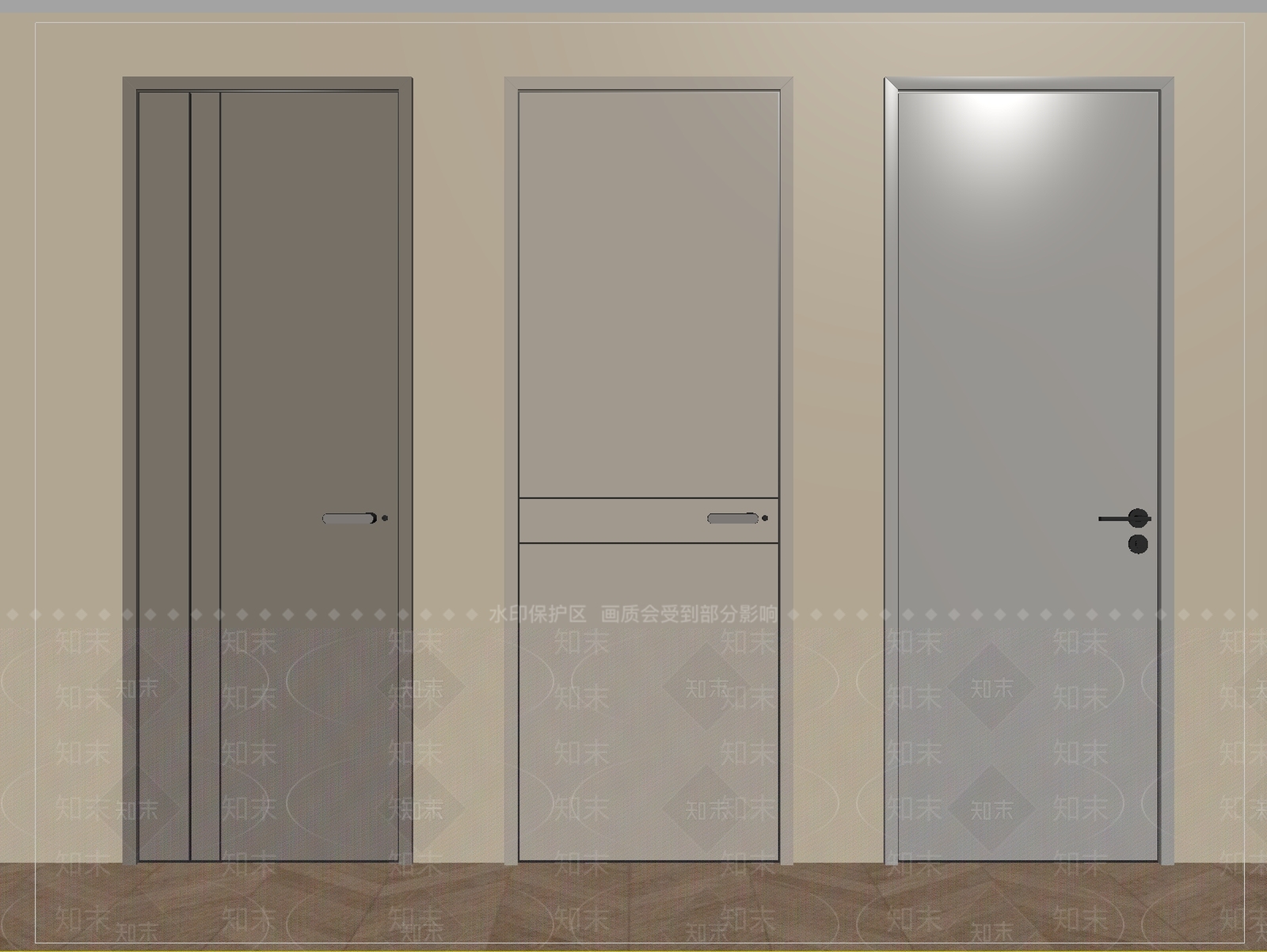 现代单开门SU模型下载【ID:1204618927】