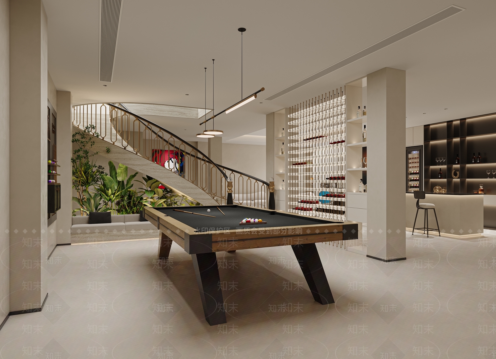 艺术金属酒架酒架3D模型下载【ID:1227408294】