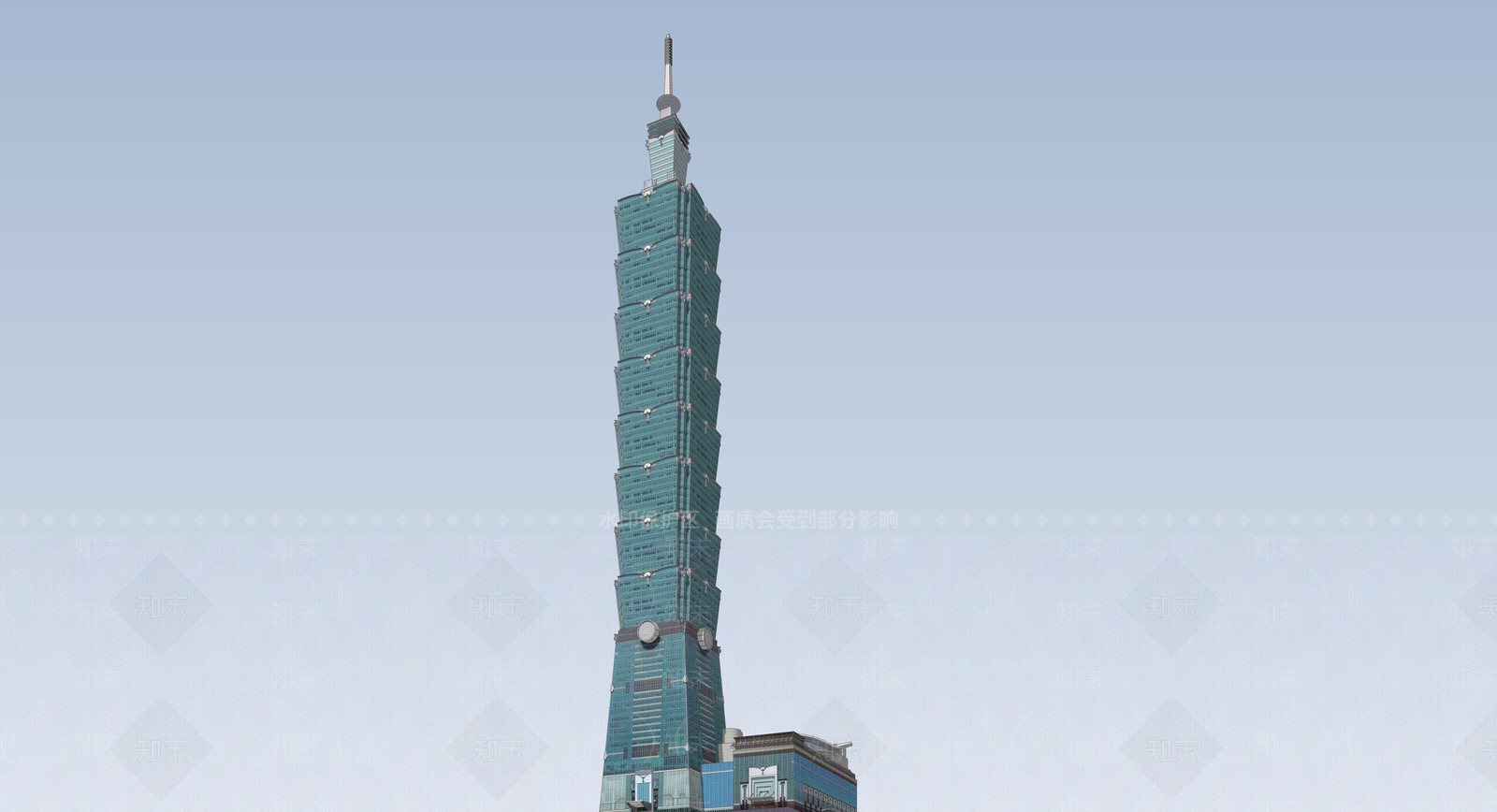 现代商务中心SU模型下载【ID:1204640562】