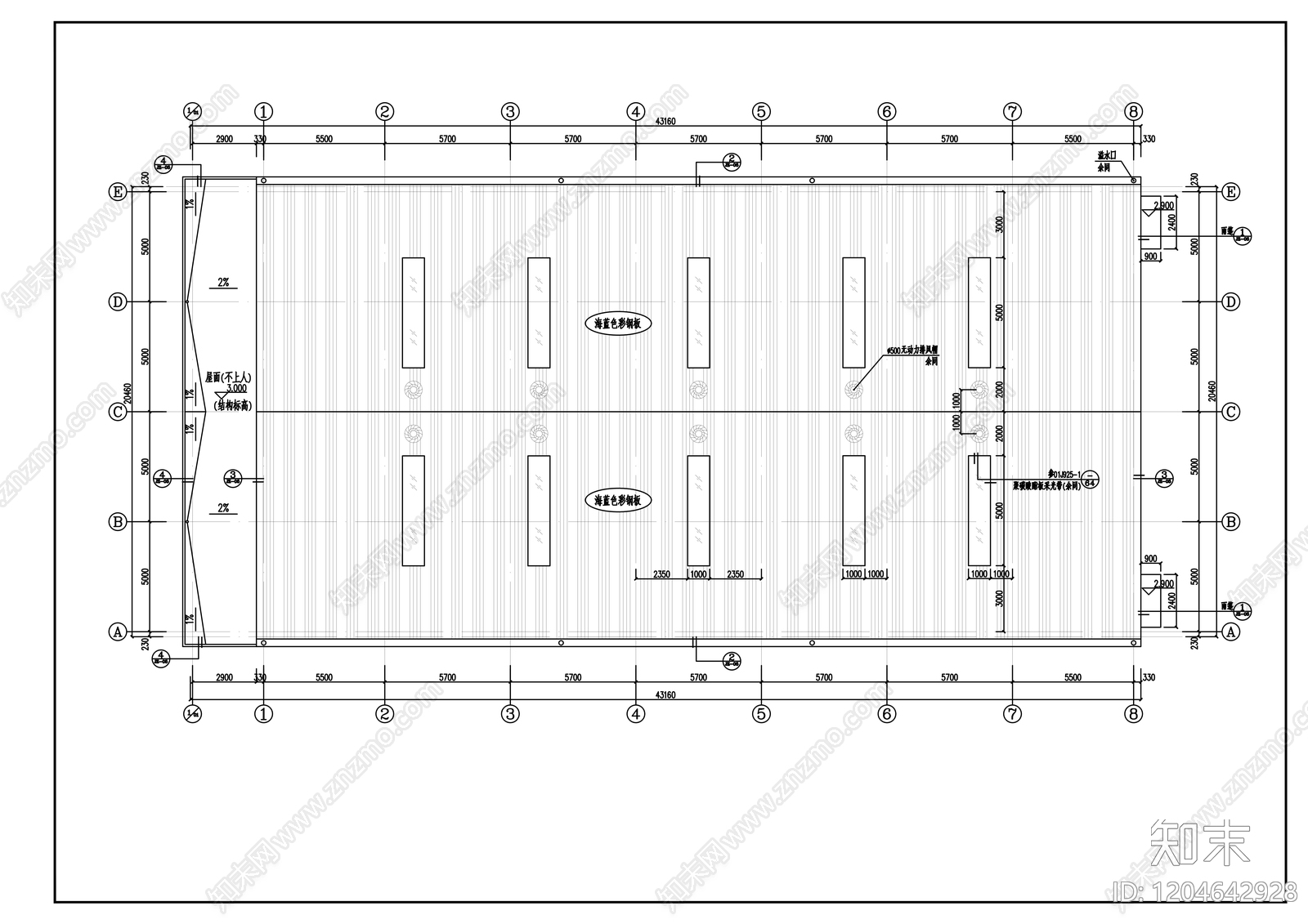 现代学校建筑cad施工图下载【ID:1204642928】