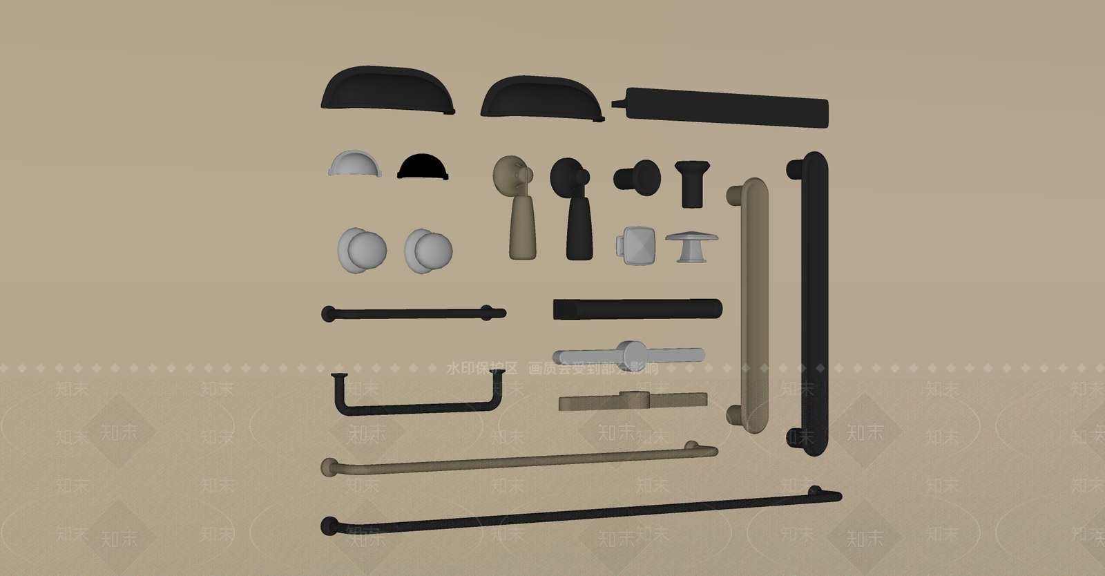 现代拉手SU模型下载【ID:1204652026】