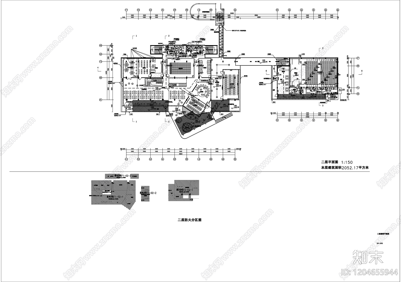 火灾自动报警系统cad施工图下载【ID:1204655944】
