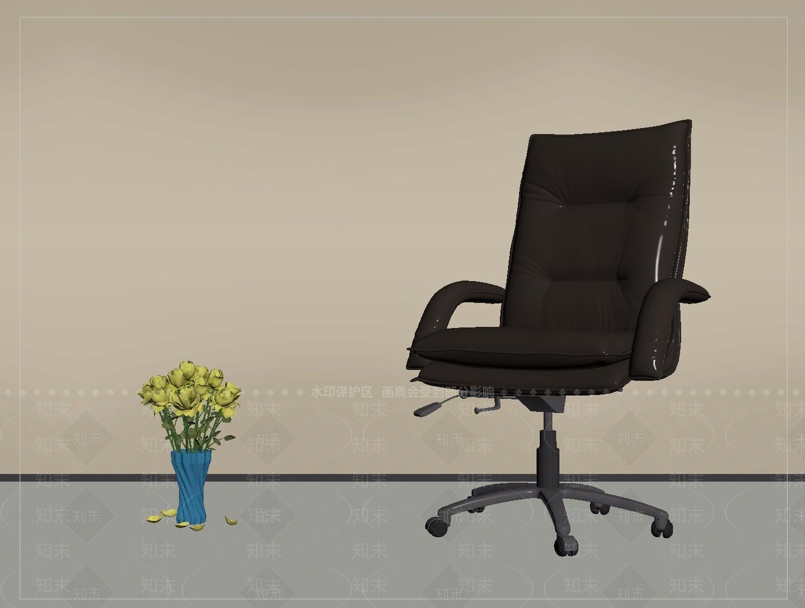现代办公椅SU模型下载【ID:1204659280】