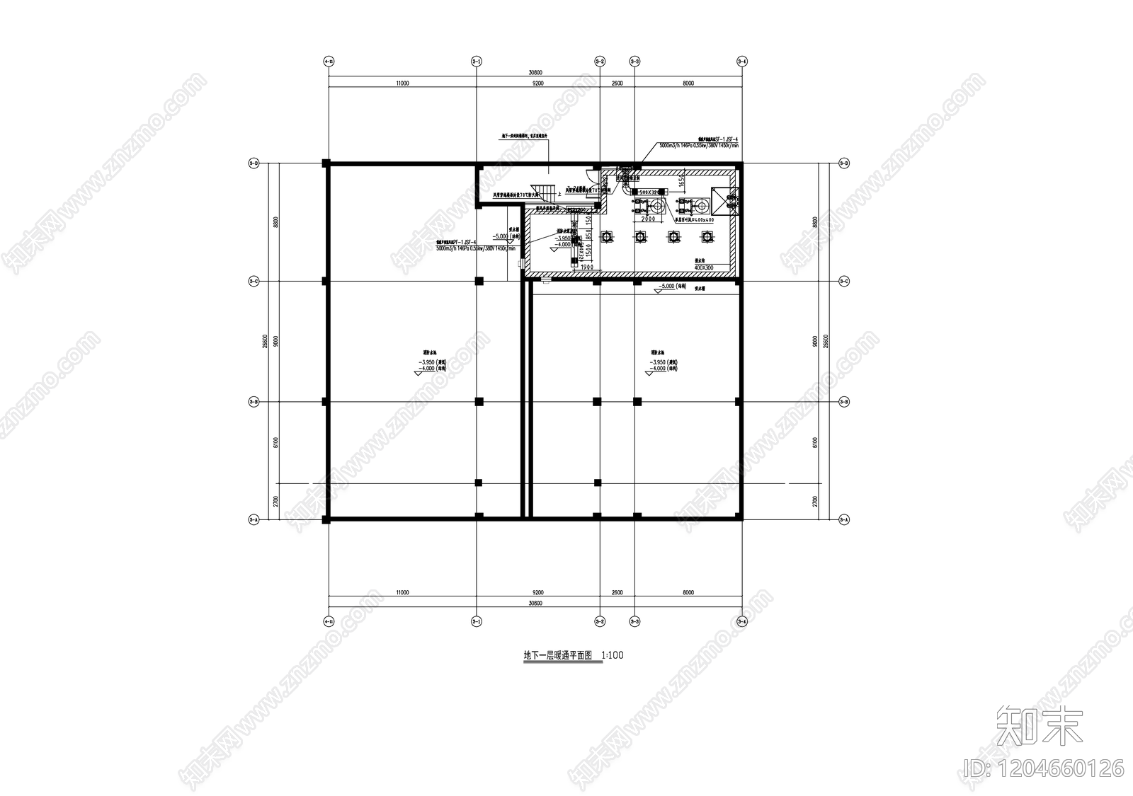 防排烟系统cad施工图下载【ID:1204660126】