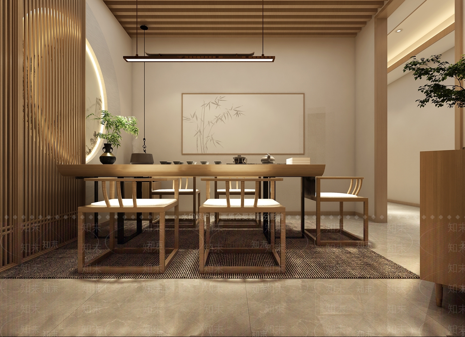 禅意美容院3D模型下载【ID:1204661270】