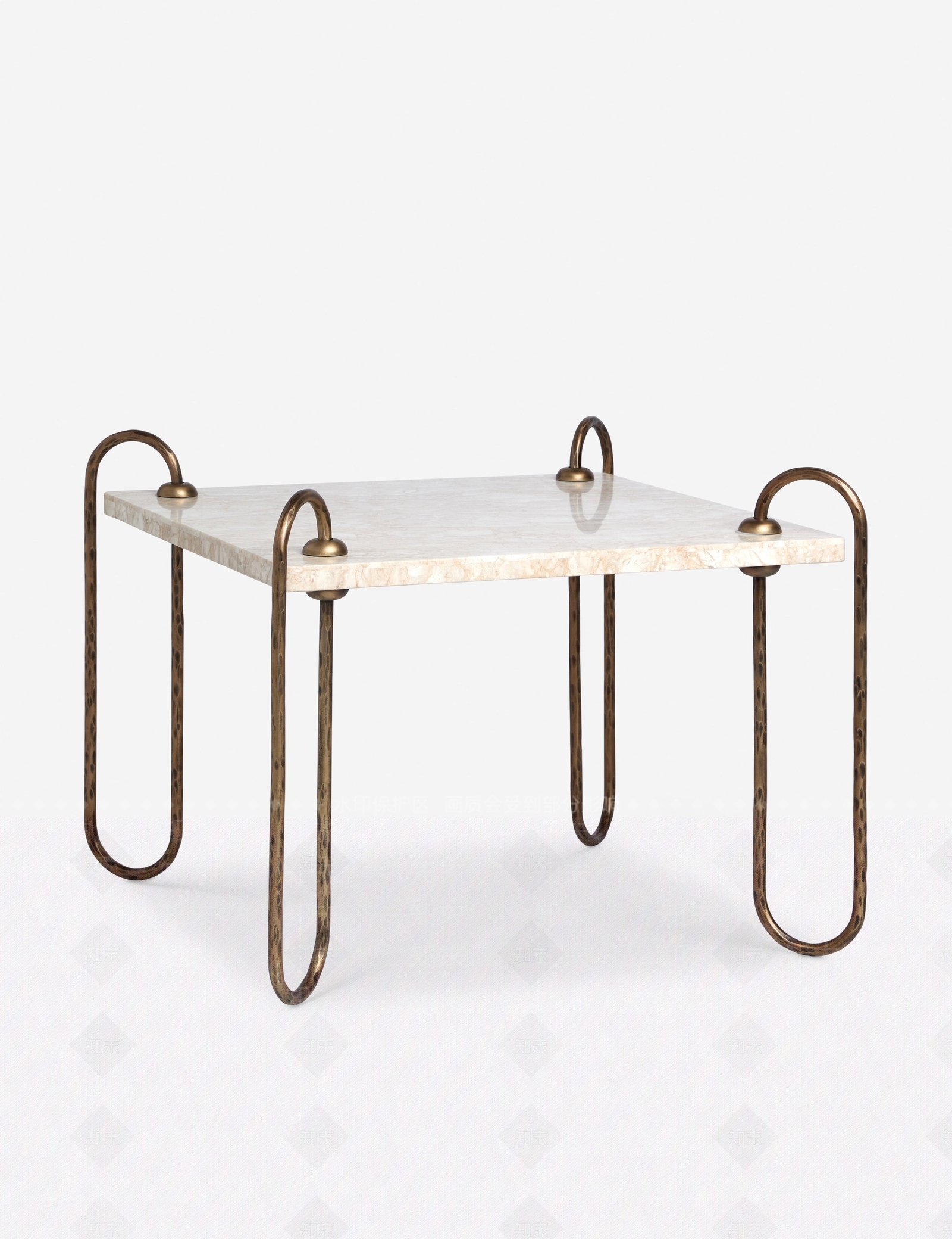 现代美式边几SU模型下载【ID:1204665324】