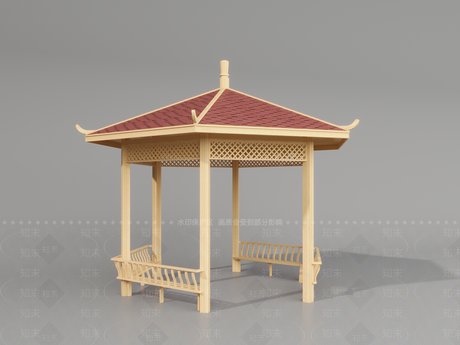 现代新中式其他户外家具SU模型下载【ID:1204671769】