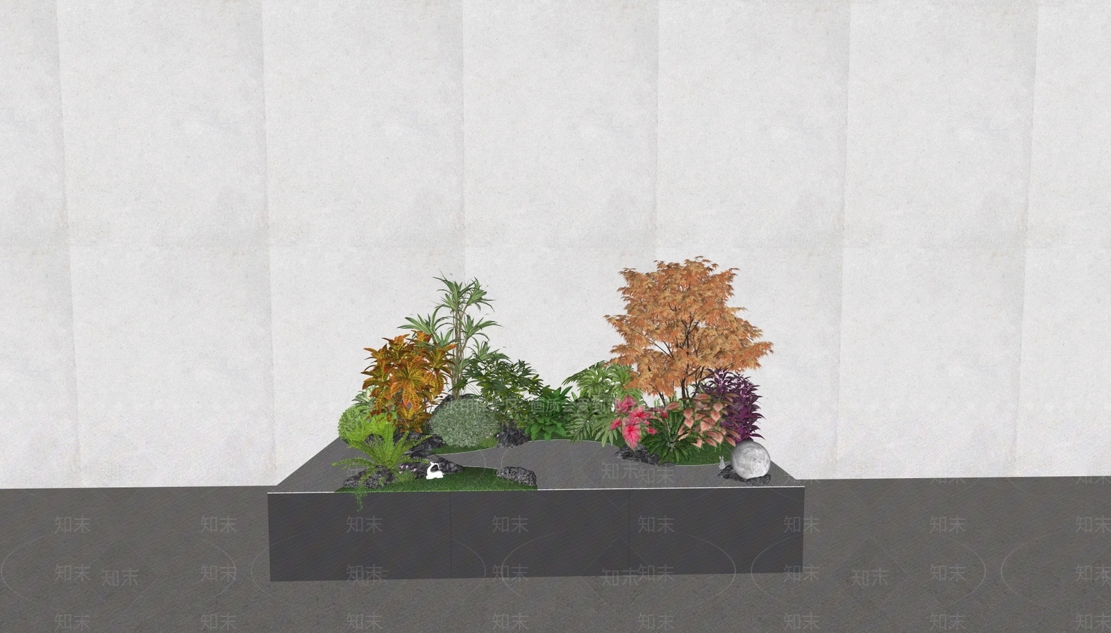 植物组合SU模型下载【ID:1204672233】