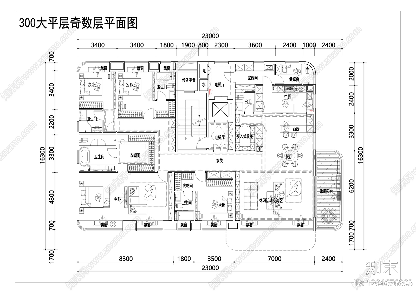 多层住宅CAD图纸