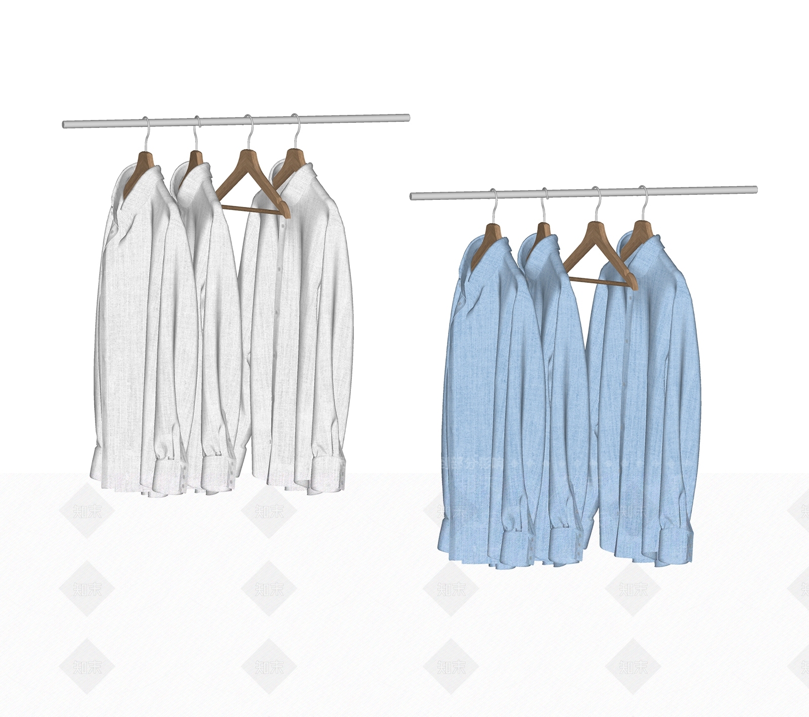 衣服SU模型下载【ID:1204681578】