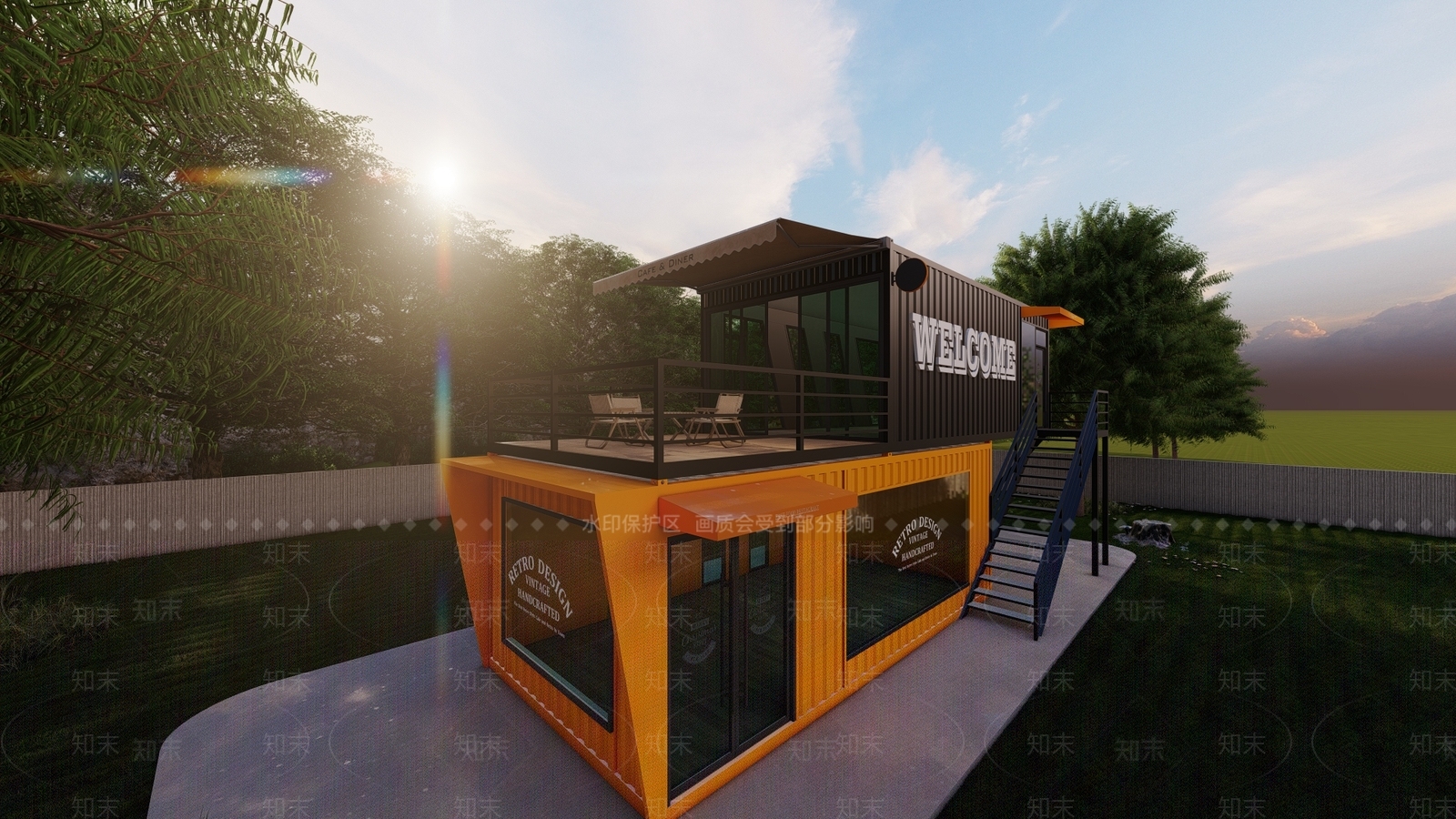 现代工业其他商业建筑SU模型下载【ID:1204685660】