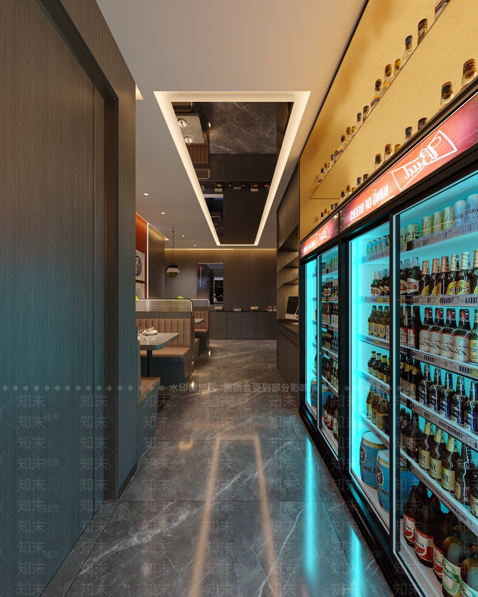 现代烧烤店3D模型下载【ID:1204687072】