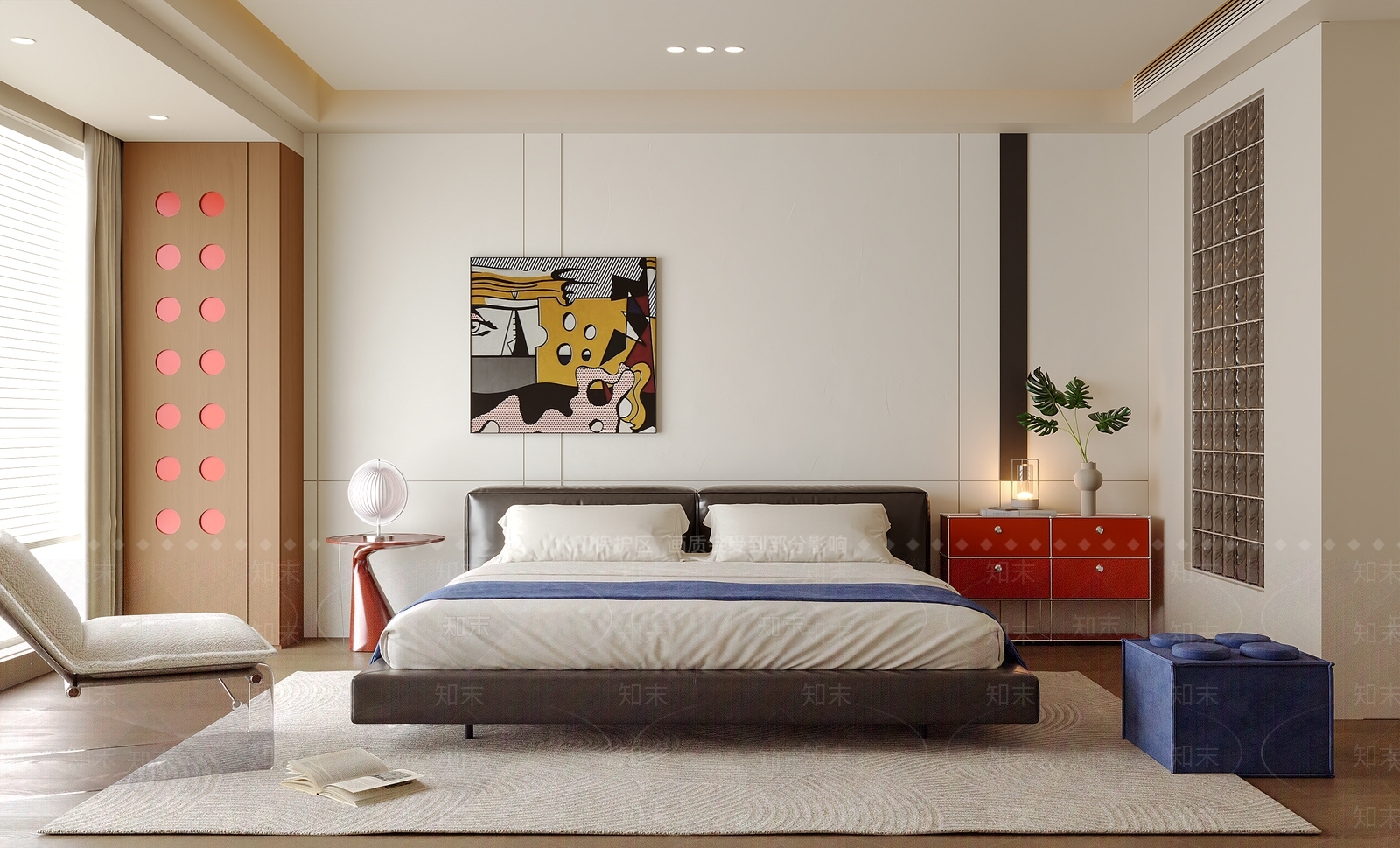 现代家居卧室SU模型下载【ID:1204687093】