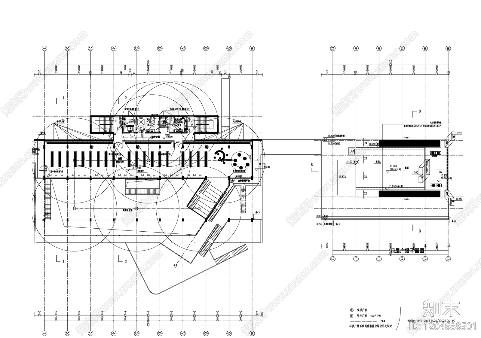通信网络系统cad施工图下载【ID:1204688501】