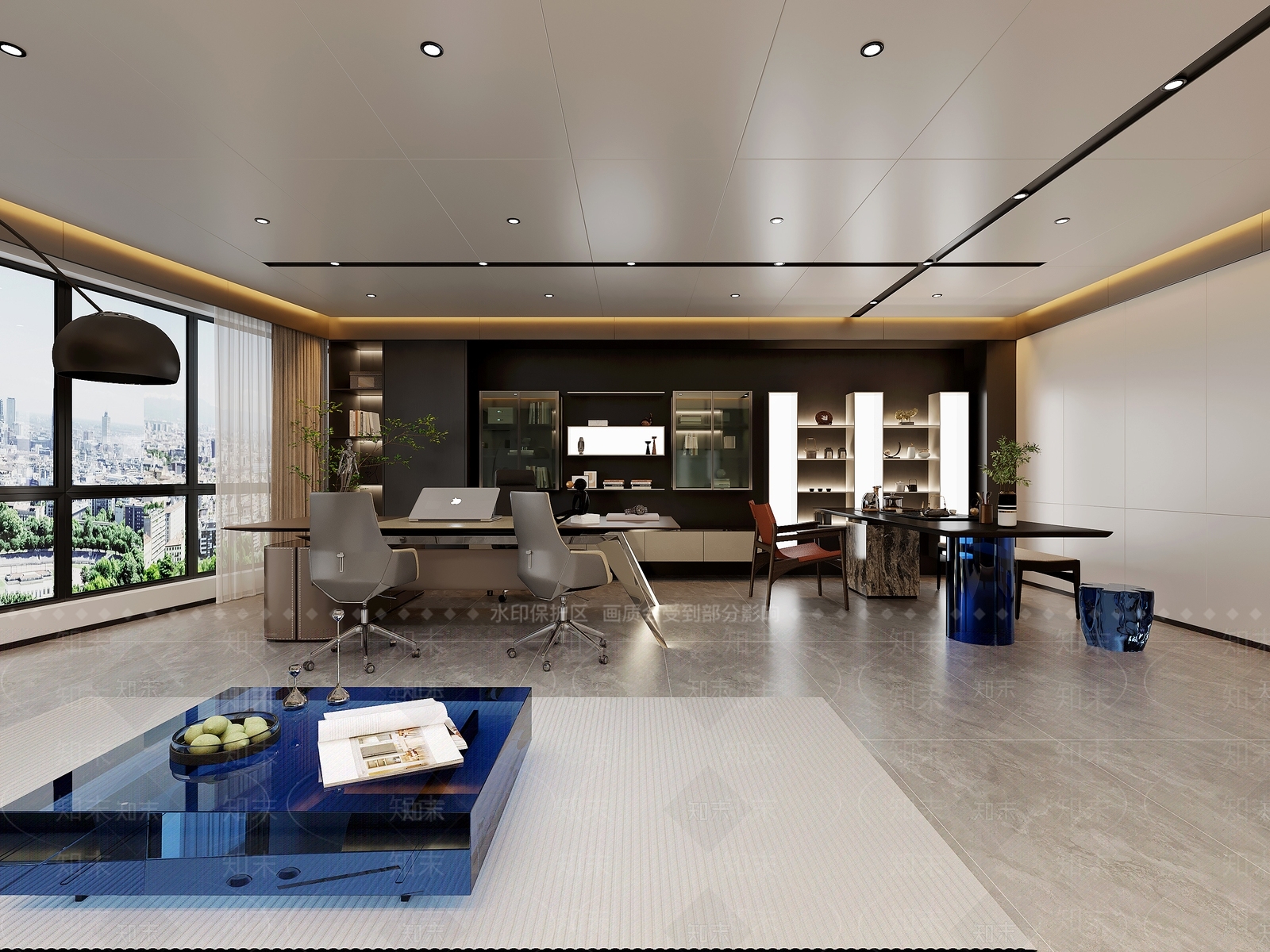 董事长办公室3D模型下载【ID:1204691861】