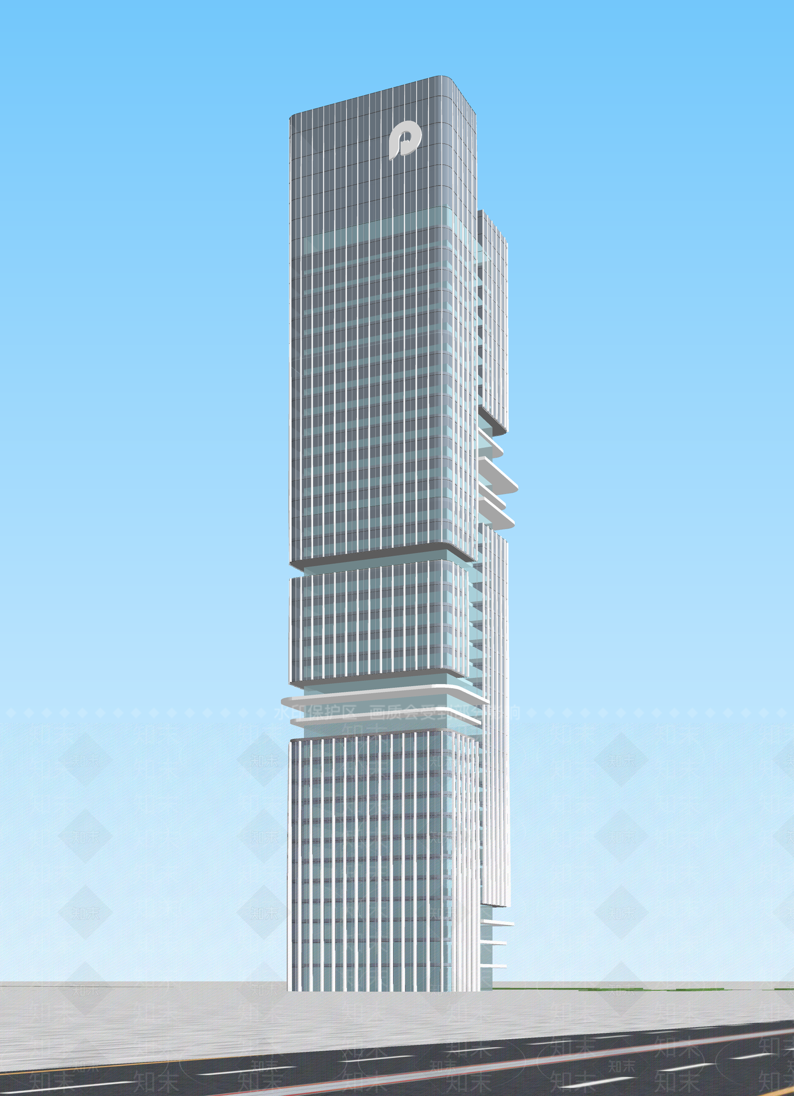 现代办公楼SU模型下载【ID:1204692908】