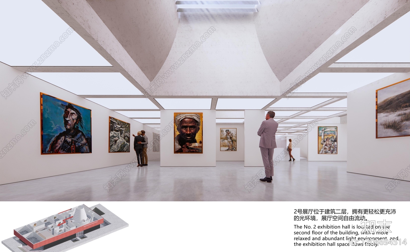 现代美术馆建筑下载【ID:1204694514】